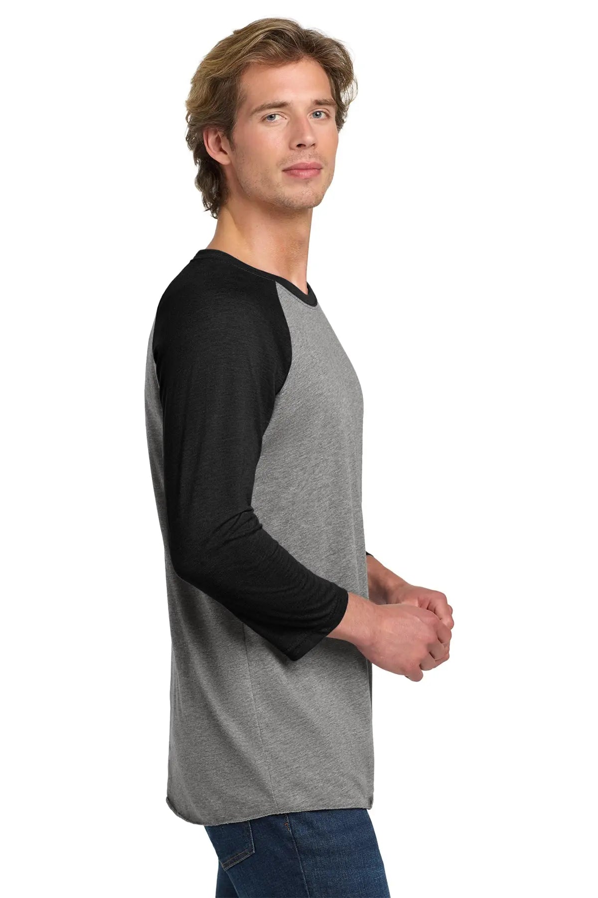 Next Level Apparel® Adult Tri-Blend 3/4-Sleeve Raglan Tee #NL6051