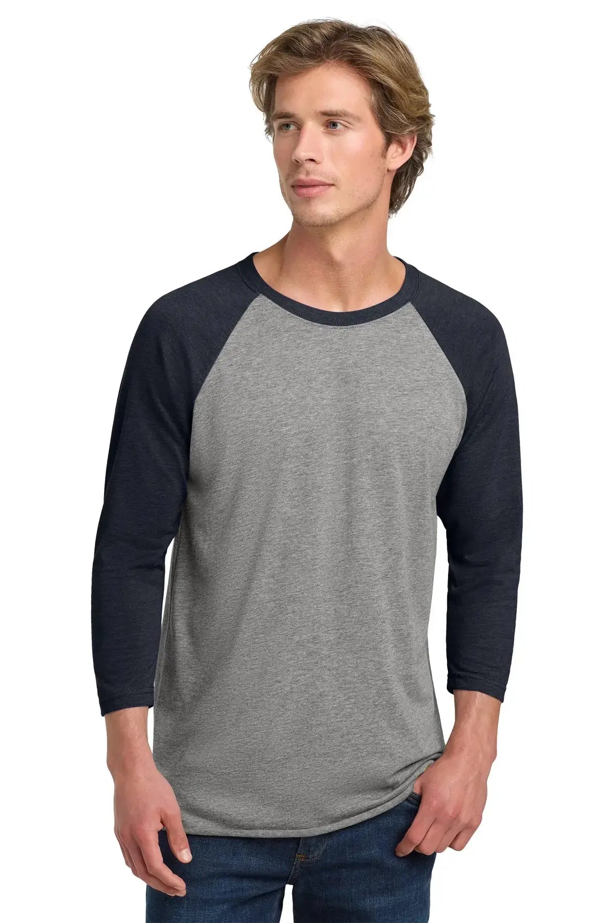 Next Level Apparel® Adult Tri-Blend 3/4-Sleeve Raglan Tee #NL6051 Game Over Merch