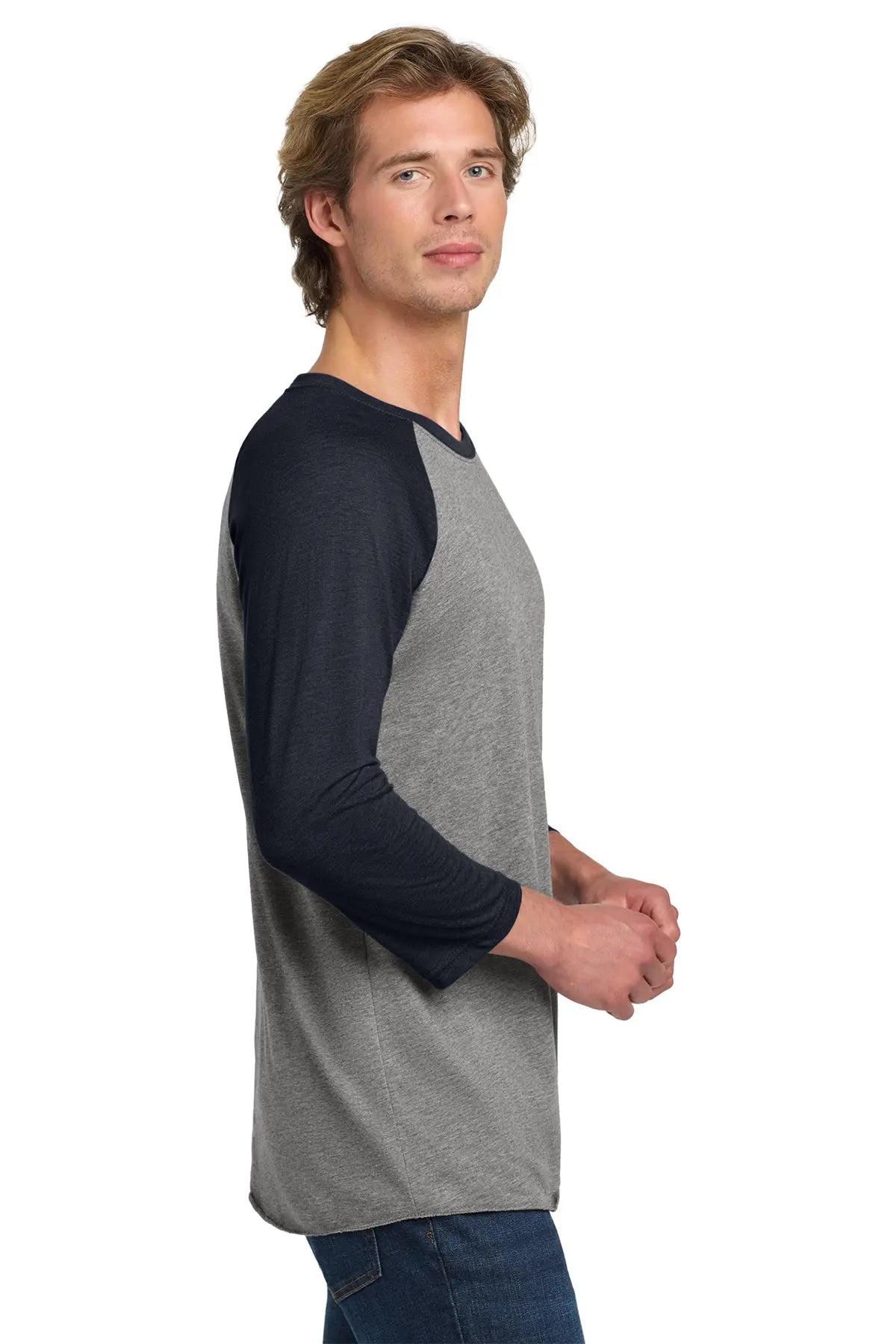 Next Level Apparel® Adult Tri-Blend 3/4-Sleeve Raglan Tee #NL6051