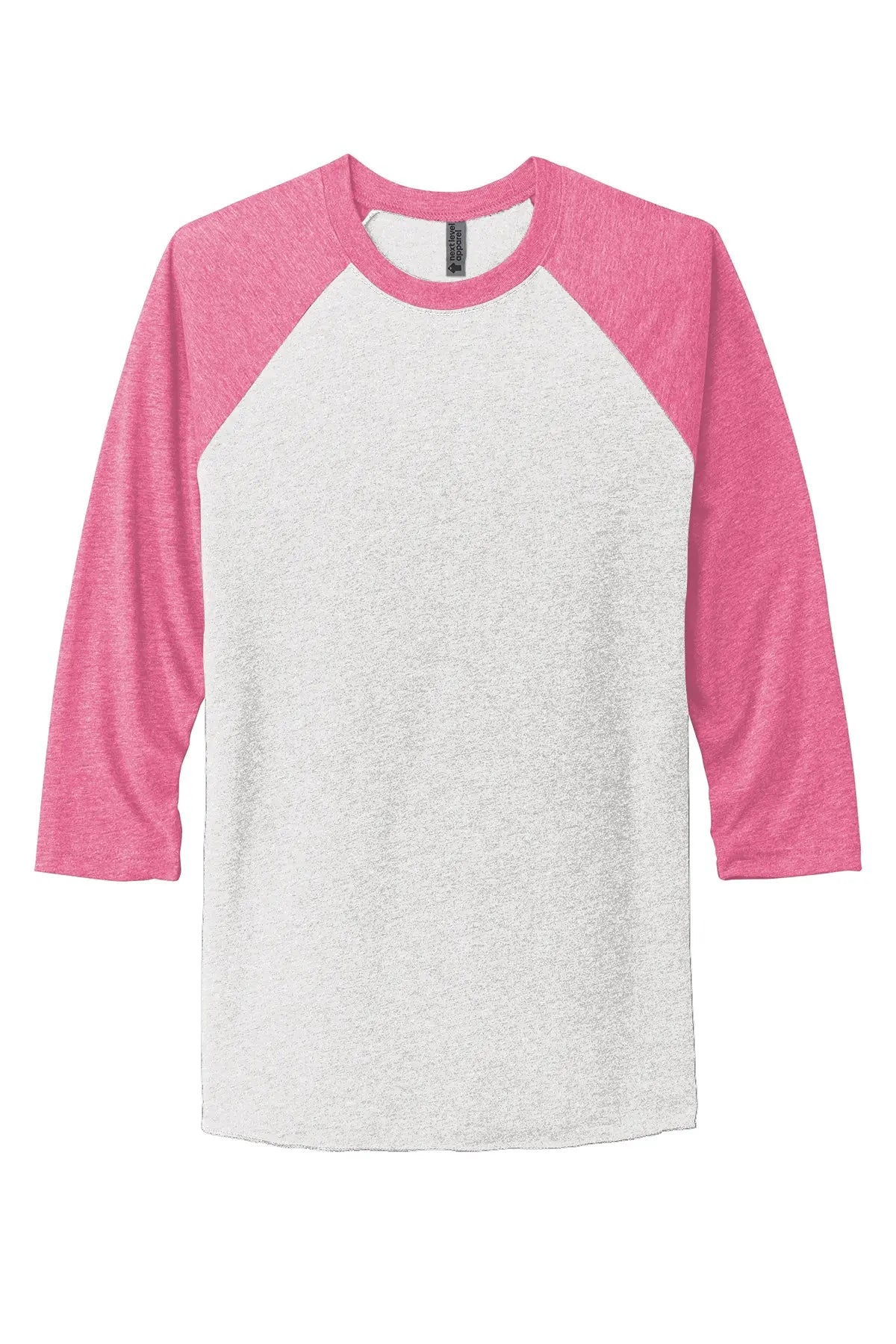 Next Level Apparel® Adult Tri-Blend 3/4-Sleeve Raglan Tee #NL6051