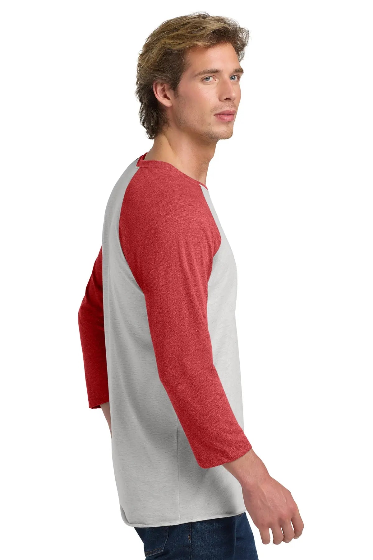 Next Level Apparel® Adult Tri-Blend 3/4-Sleeve Raglan Tee #NL6051