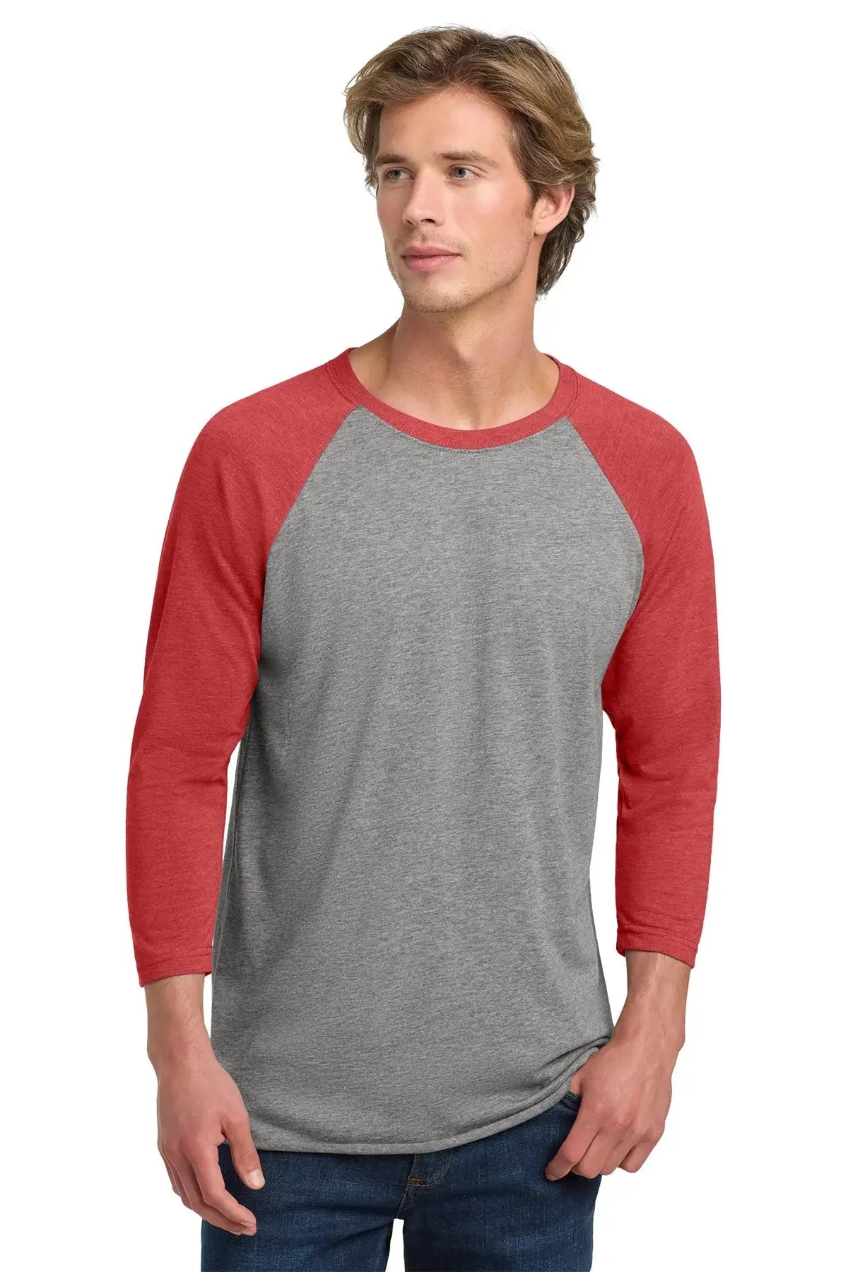 Next Level Apparel® Adult Tri-Blend 3/4-Sleeve Raglan Tee #NL6051 Game Over Merch