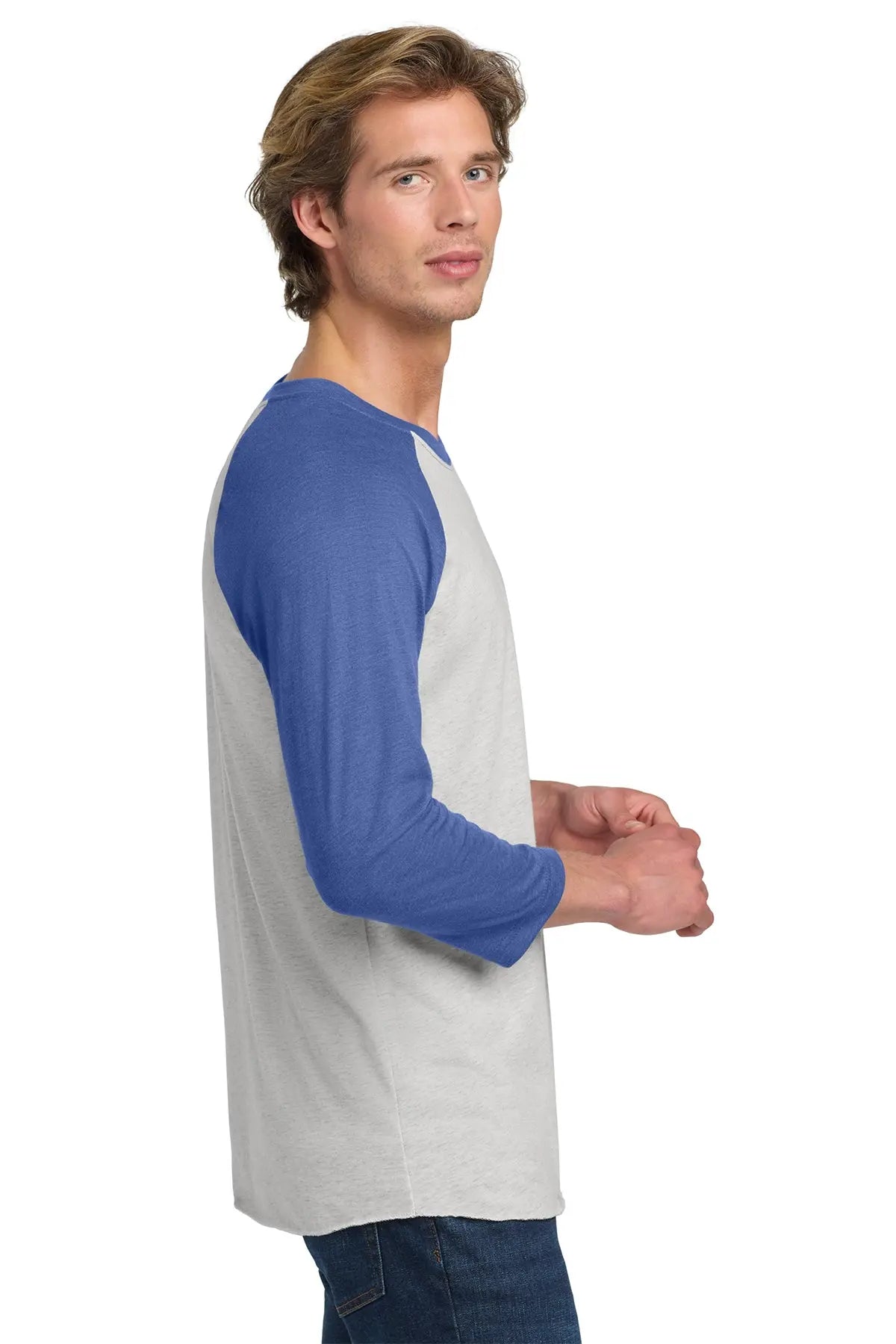 Next Level Apparel® Adult Tri-Blend 3/4-Sleeve Raglan Tee #NL6051