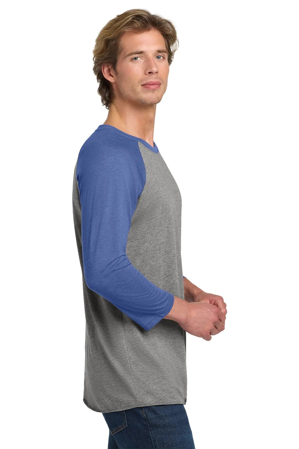 Next Level Apparel® Adult Tri-Blend 3/4-Sleeve Raglan Tee #NL6051