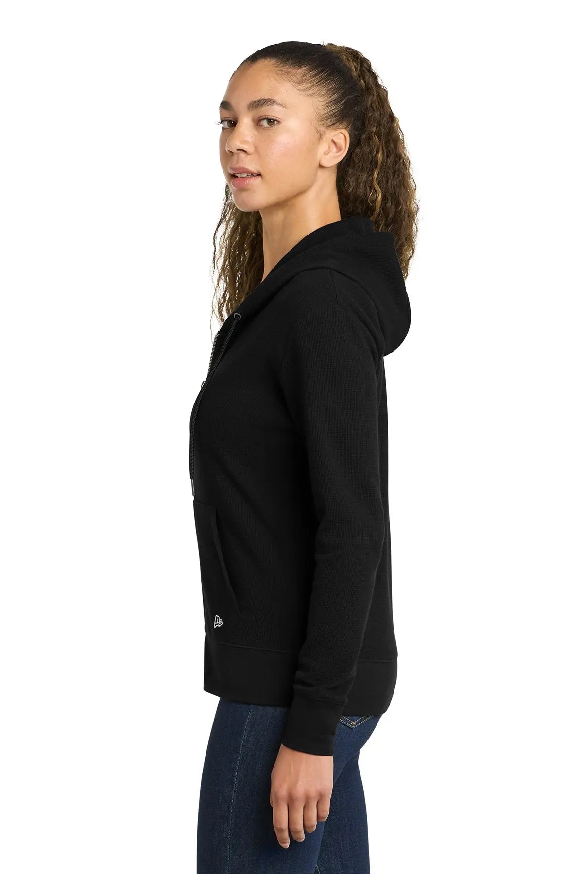 New Era® Women's Thermal Full-Zip Hoodie #LNEA141