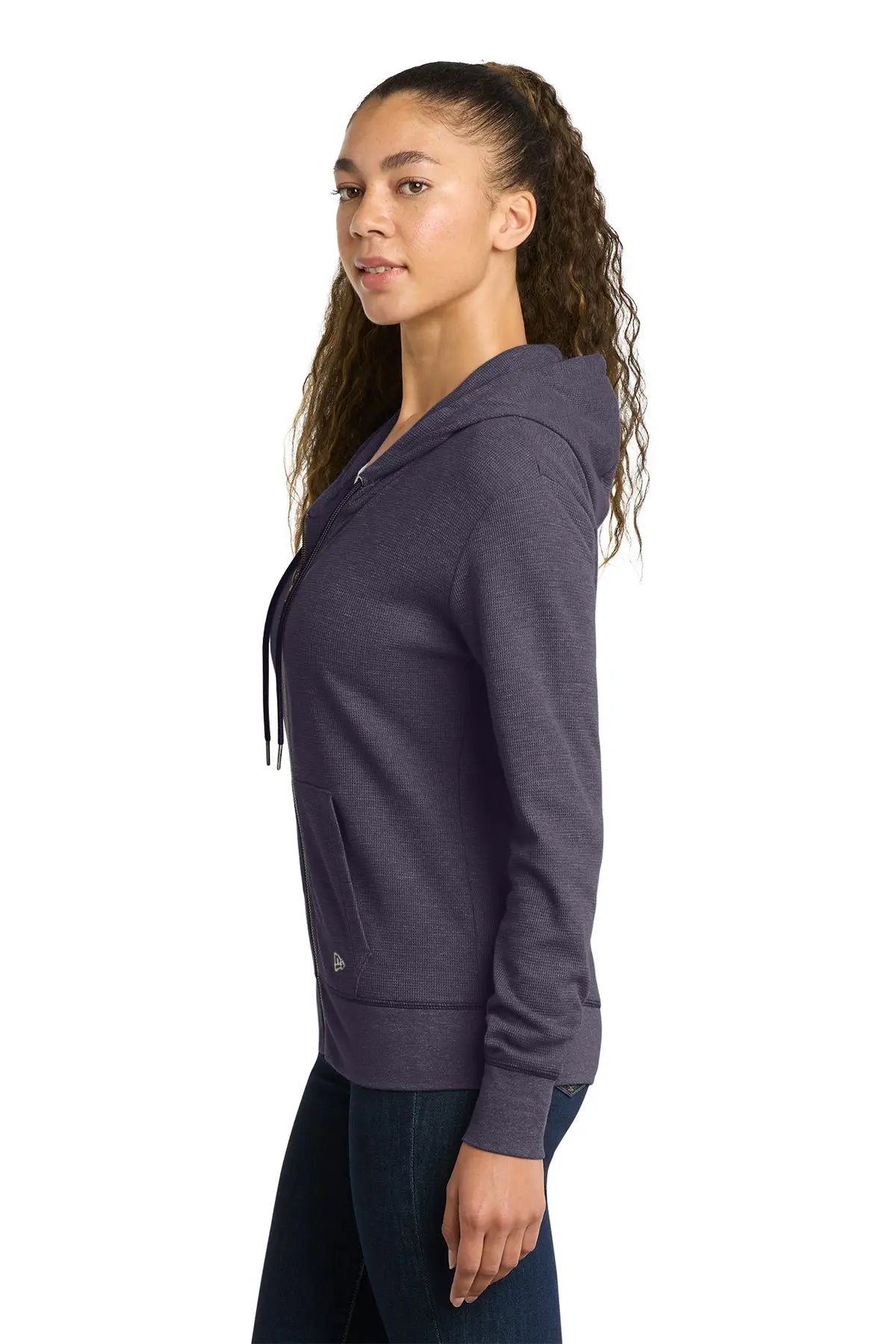 New Era® Women's Thermal Full-Zip Hoodie #LNEA141