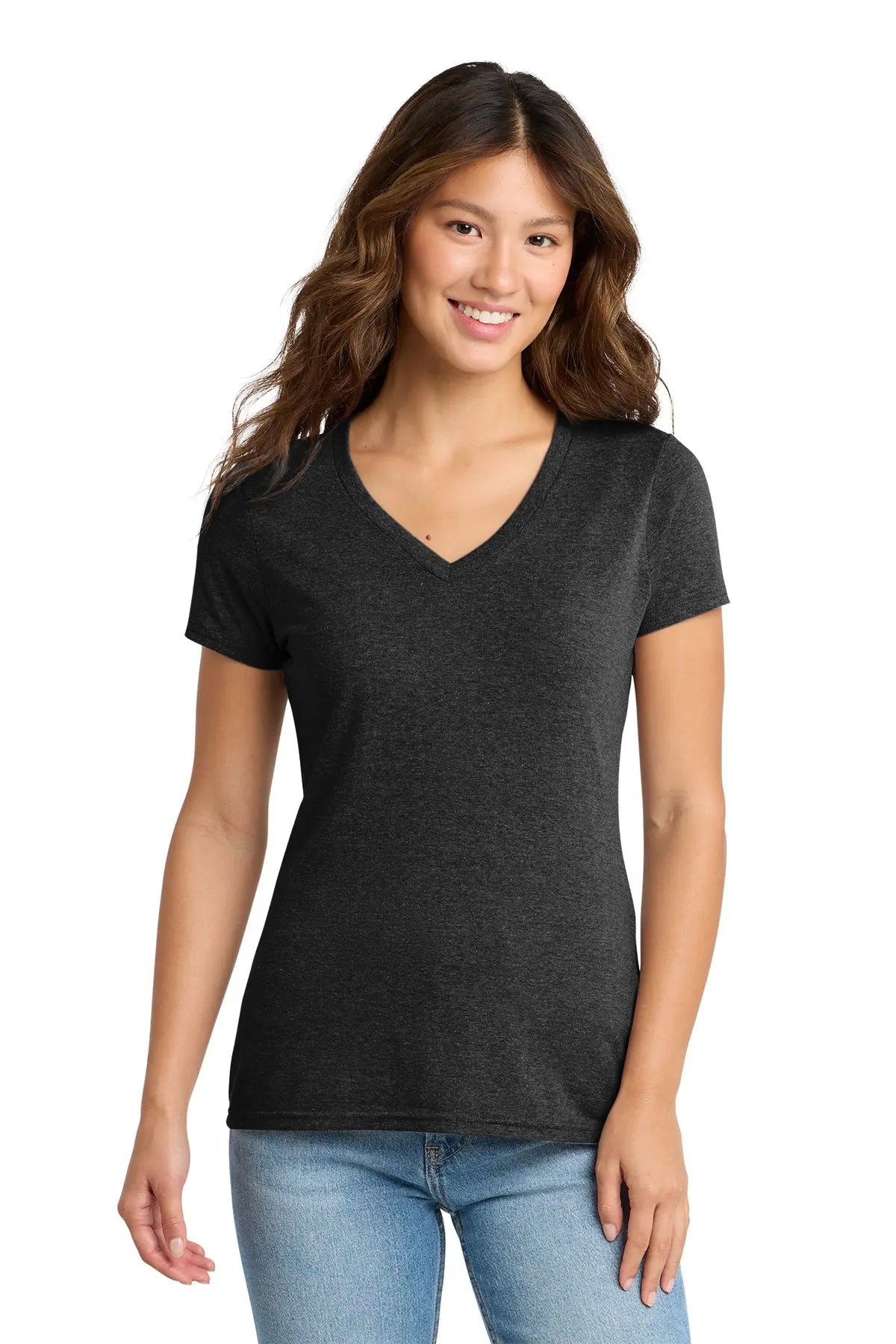 Port & Co™ Women's Tri-Blend V-Neck Tee #LPC330V