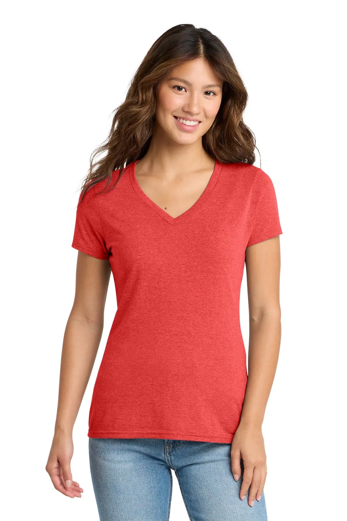 Port & Co™ Women's Tri-Blend V-Neck Tee #LPC330V