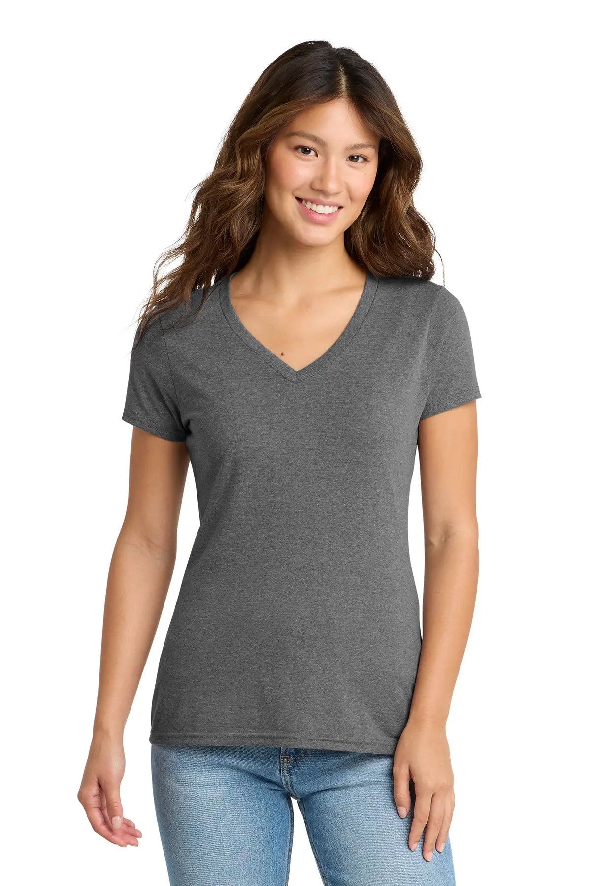 Port & Co™ Women's Tri-Blend V-Neck Tee #LPC330V