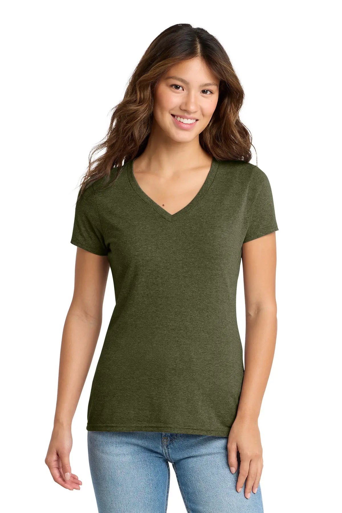 Port & Co™ Women's Tri-Blend V-Neck Tee #LPC330V