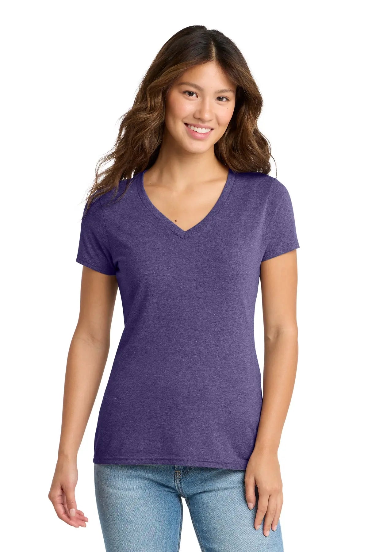 Port & Co™ Women's Tri-Blend V-Neck Tee #LPC330V