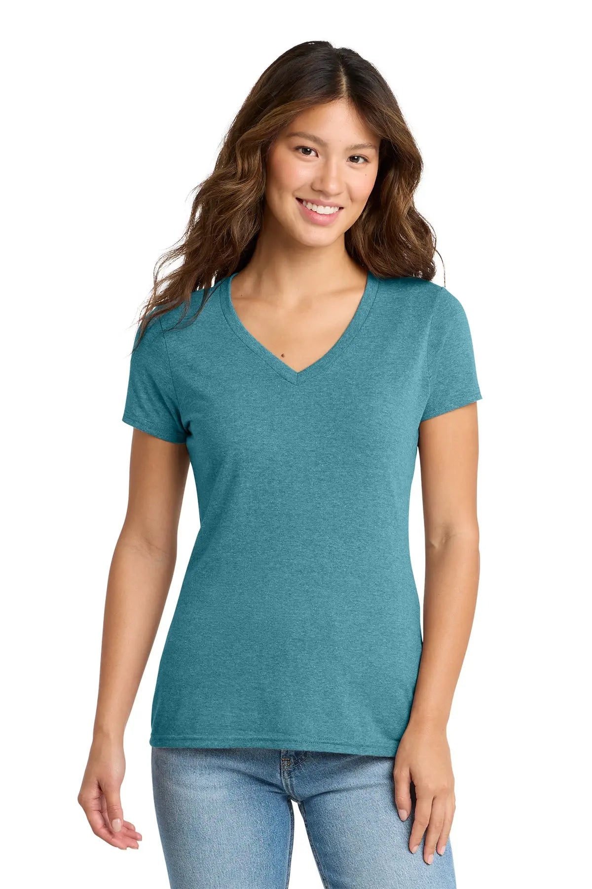 Port & Co™ Women's Tri-Blend V-Neck Tee #LPC330V