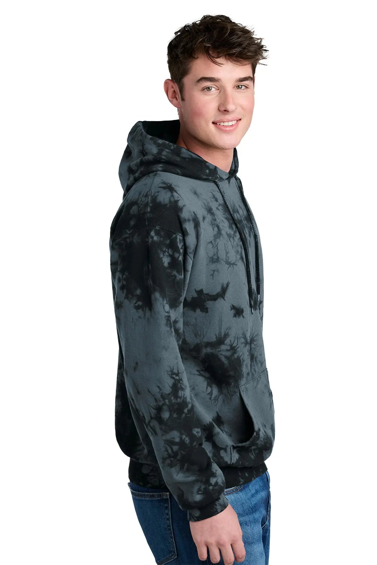 Port & Co™ Crystal Tie-Dye Pullover Hoodie #PC144