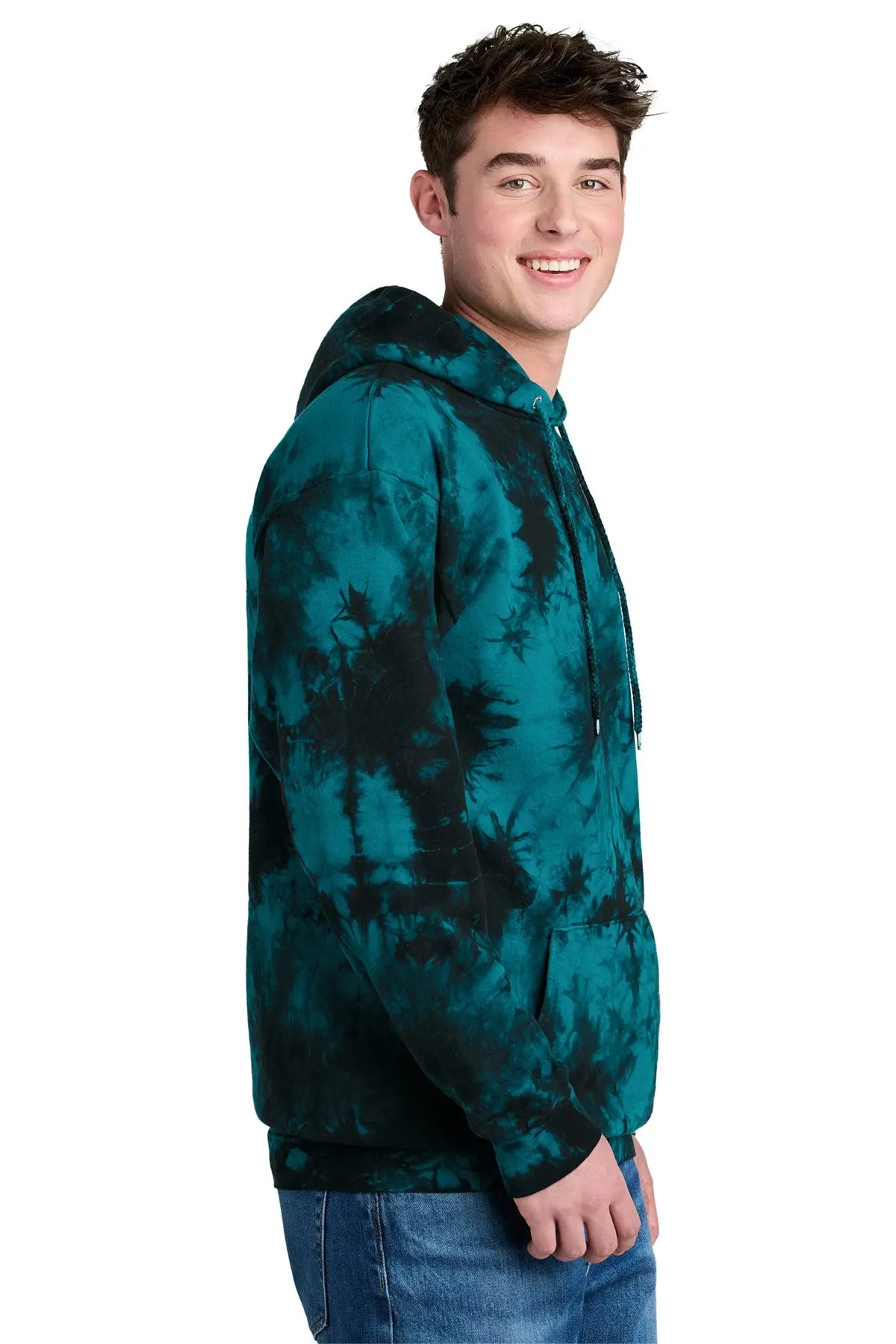 Port & Co™ Crystal Tie-Dye Pullover Hoodie #PC144