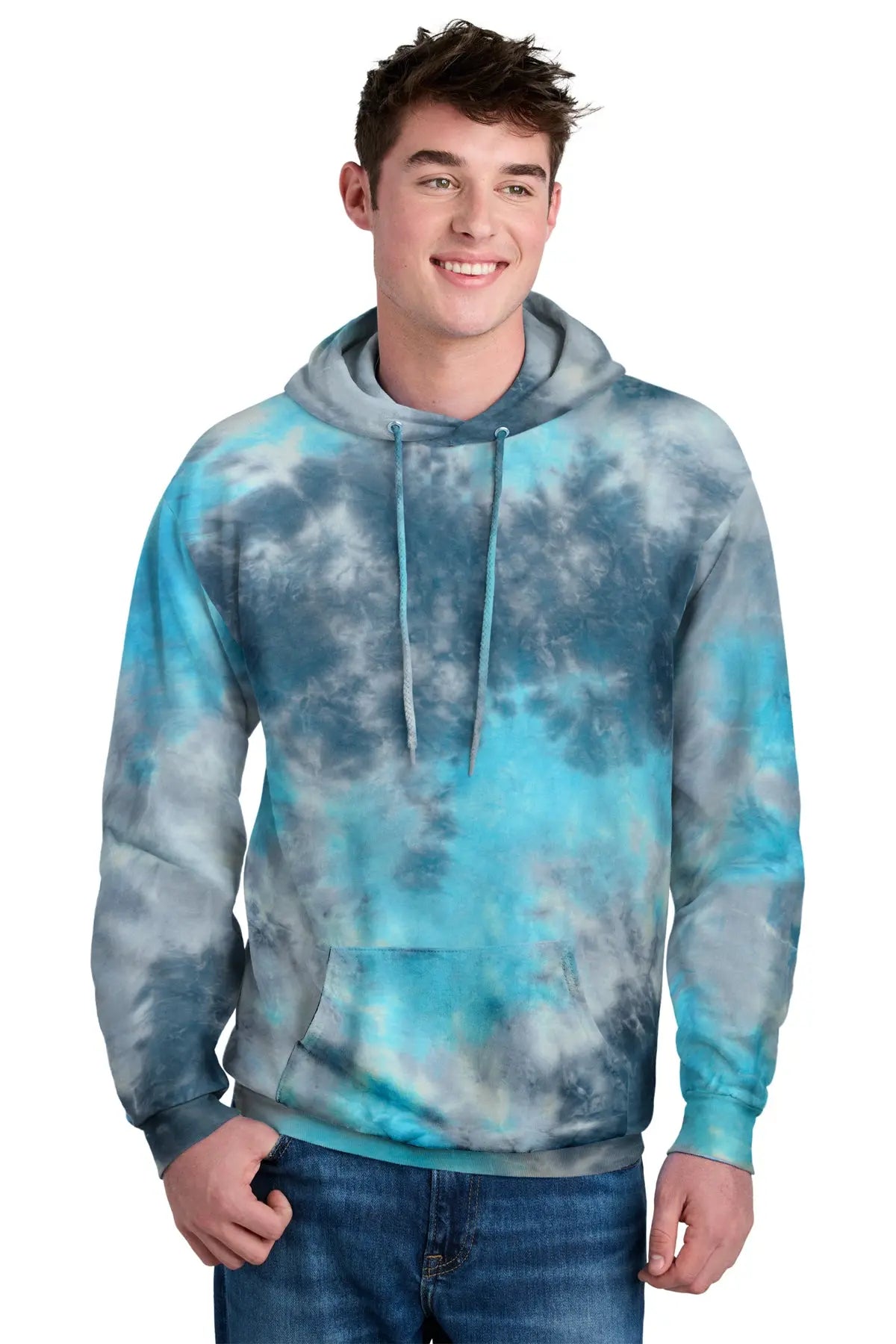 Port & Co™ Crystal Tie-Dye Pullover Hoodie #PC144