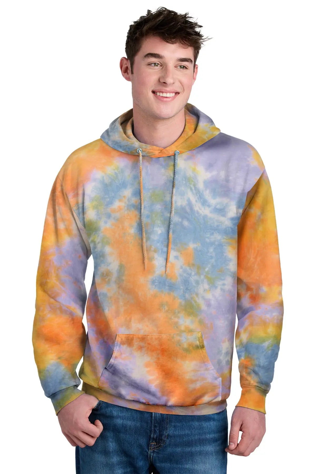 Port & Co™ Crystal Tie-Dye Pullover Hoodie #PC144