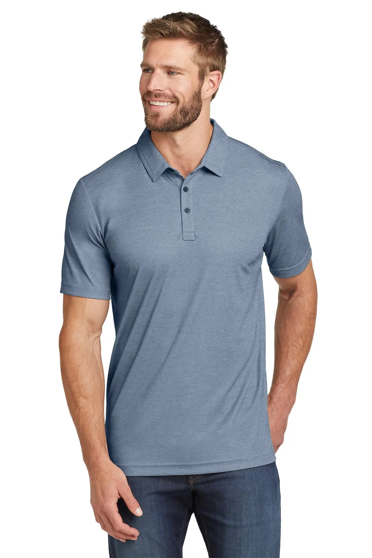 TravisMathew Oceanside Heather Polo #TM1MU412Game Over Merch