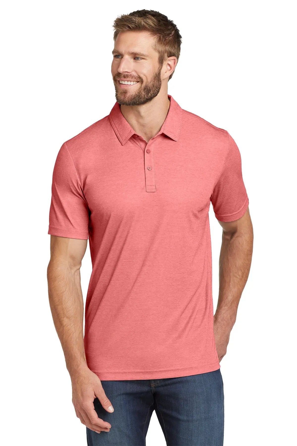 TravisMathew Oceanside Heather Polo #TM1MU412Game Over Merch