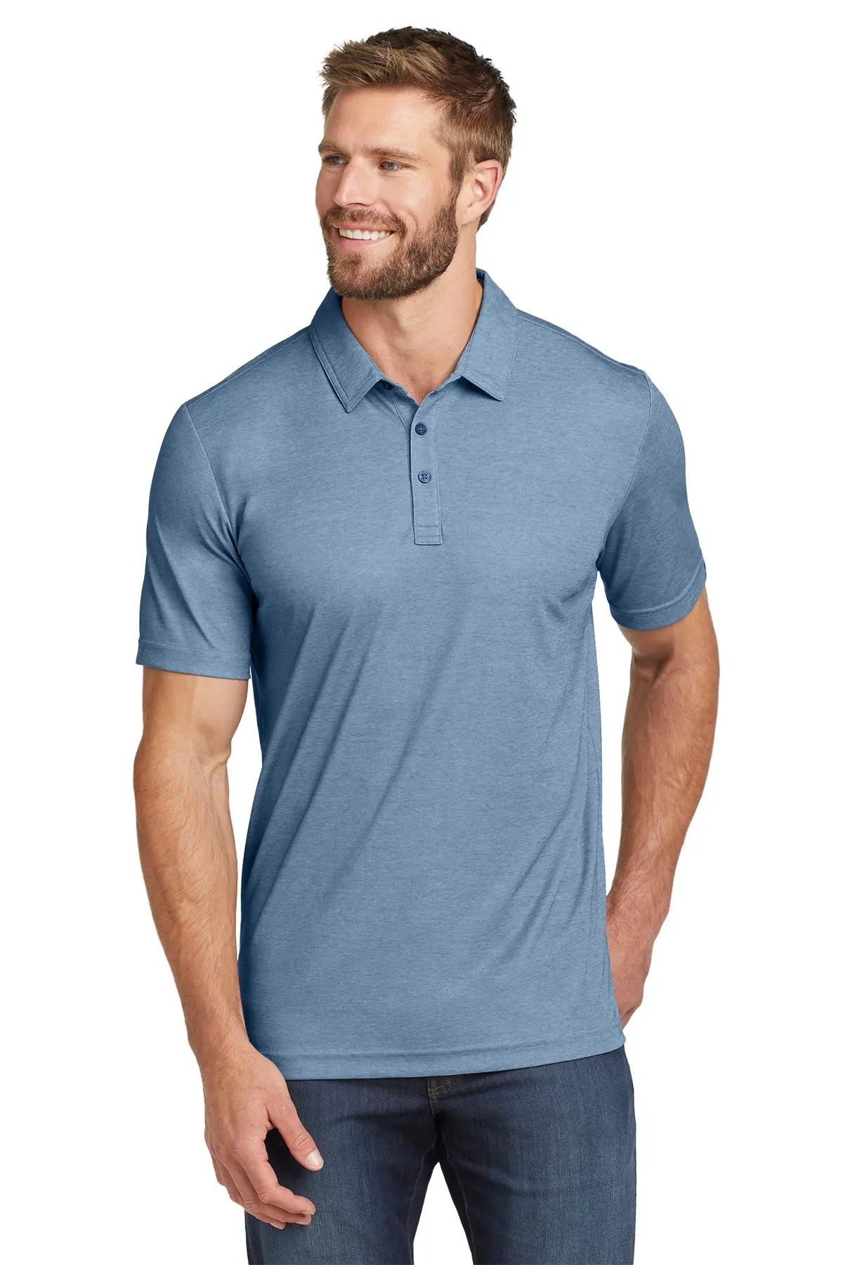 TravisMathew Oceanside Heather Polo #TM1MU412Game Over Merch