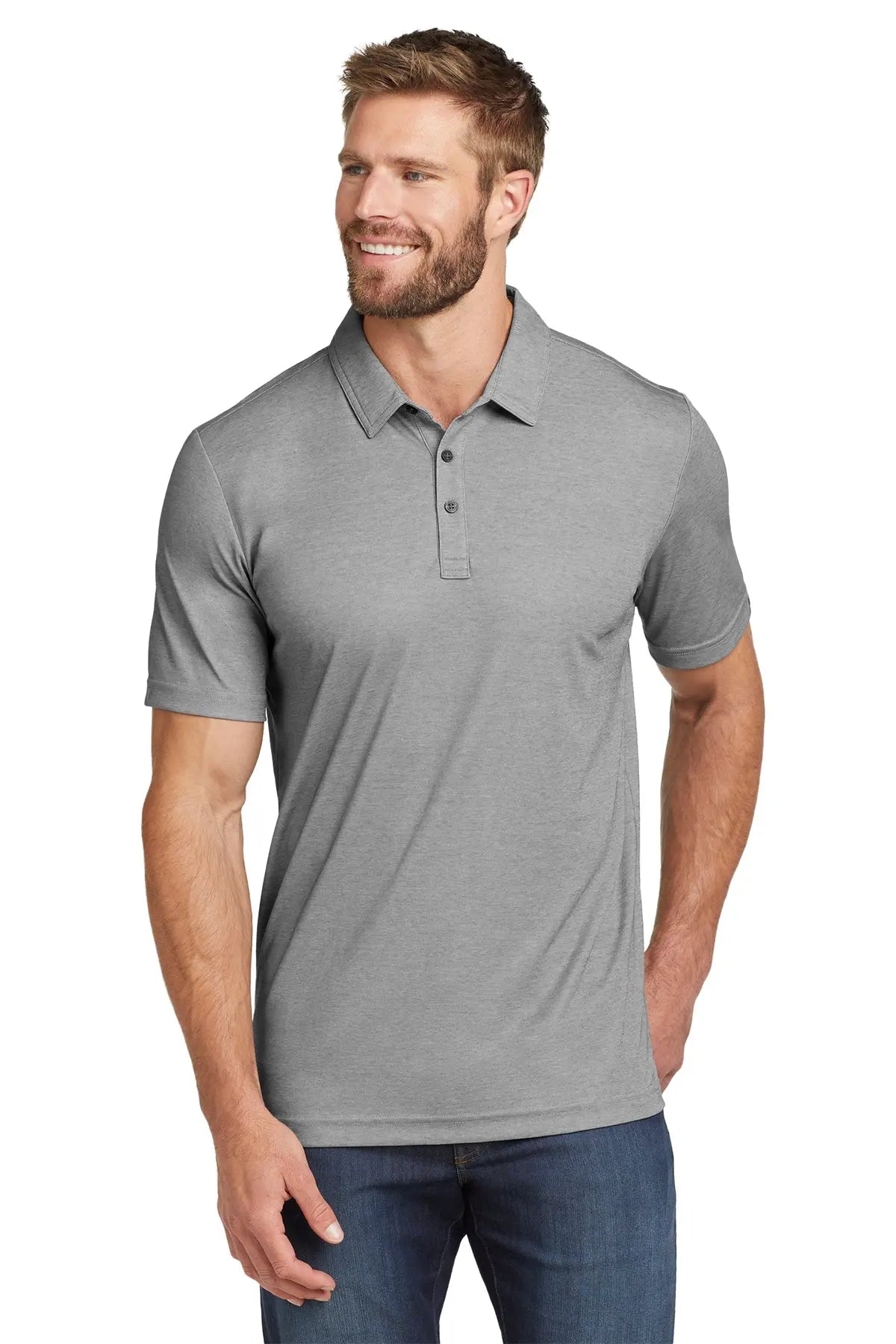 TravisMathew Oceanside Heather Polo #TM1MU412Game Over Merch