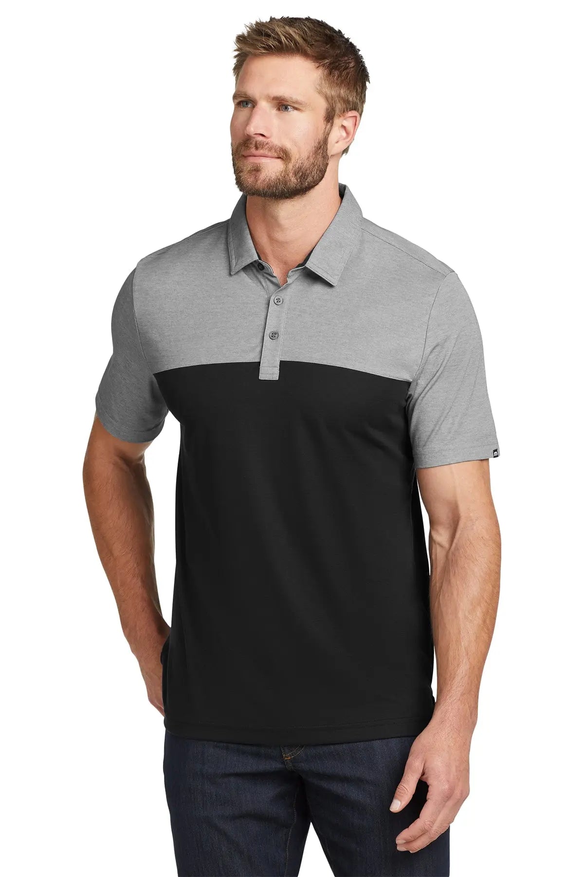 TravisMathew Oceanside Blocked Polo #TM1MU414Game Over Merch