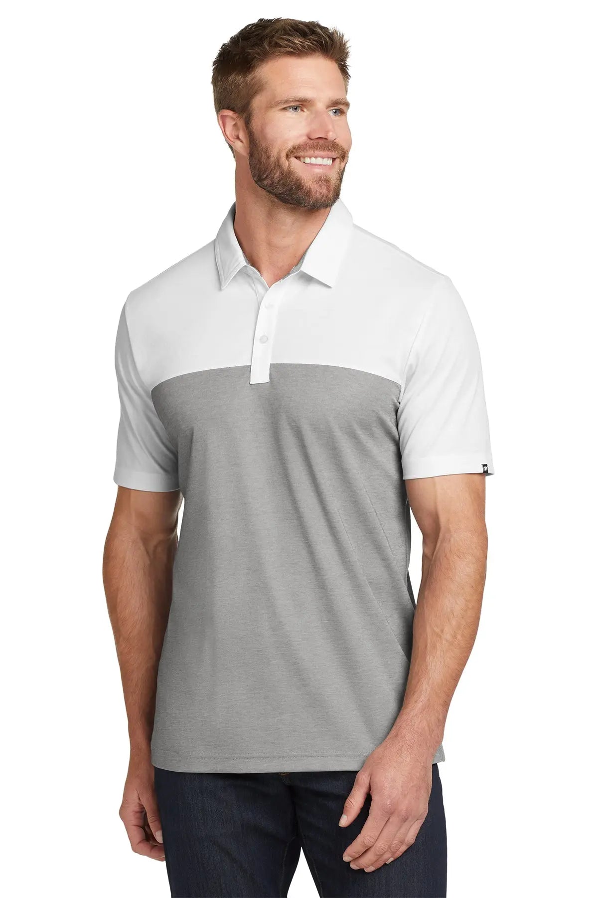 TravisMathew Oceanside Blocked Polo #TM1MU414Game Over Merch