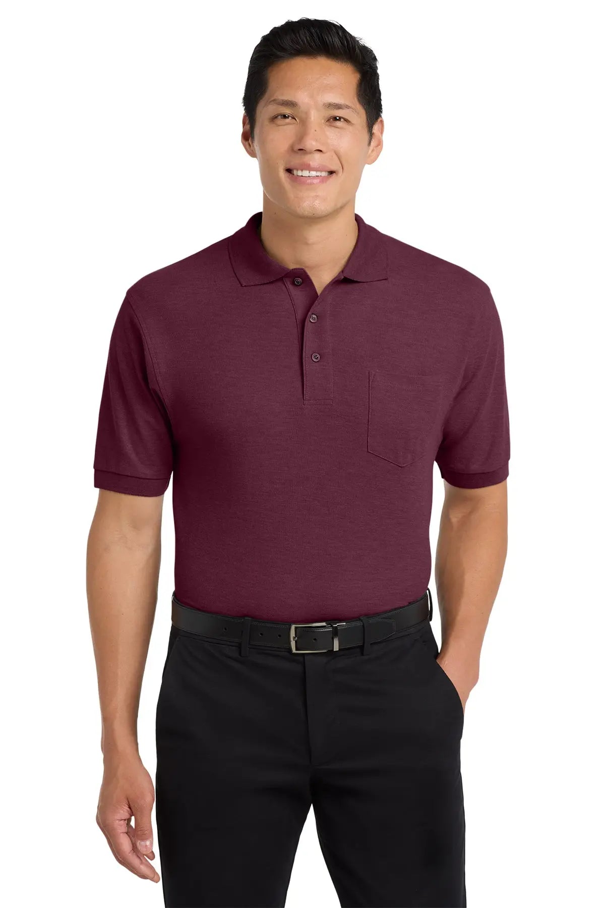 Port Authority® Silk Touch™ Polo with Pocket #K500PGame Over Merch