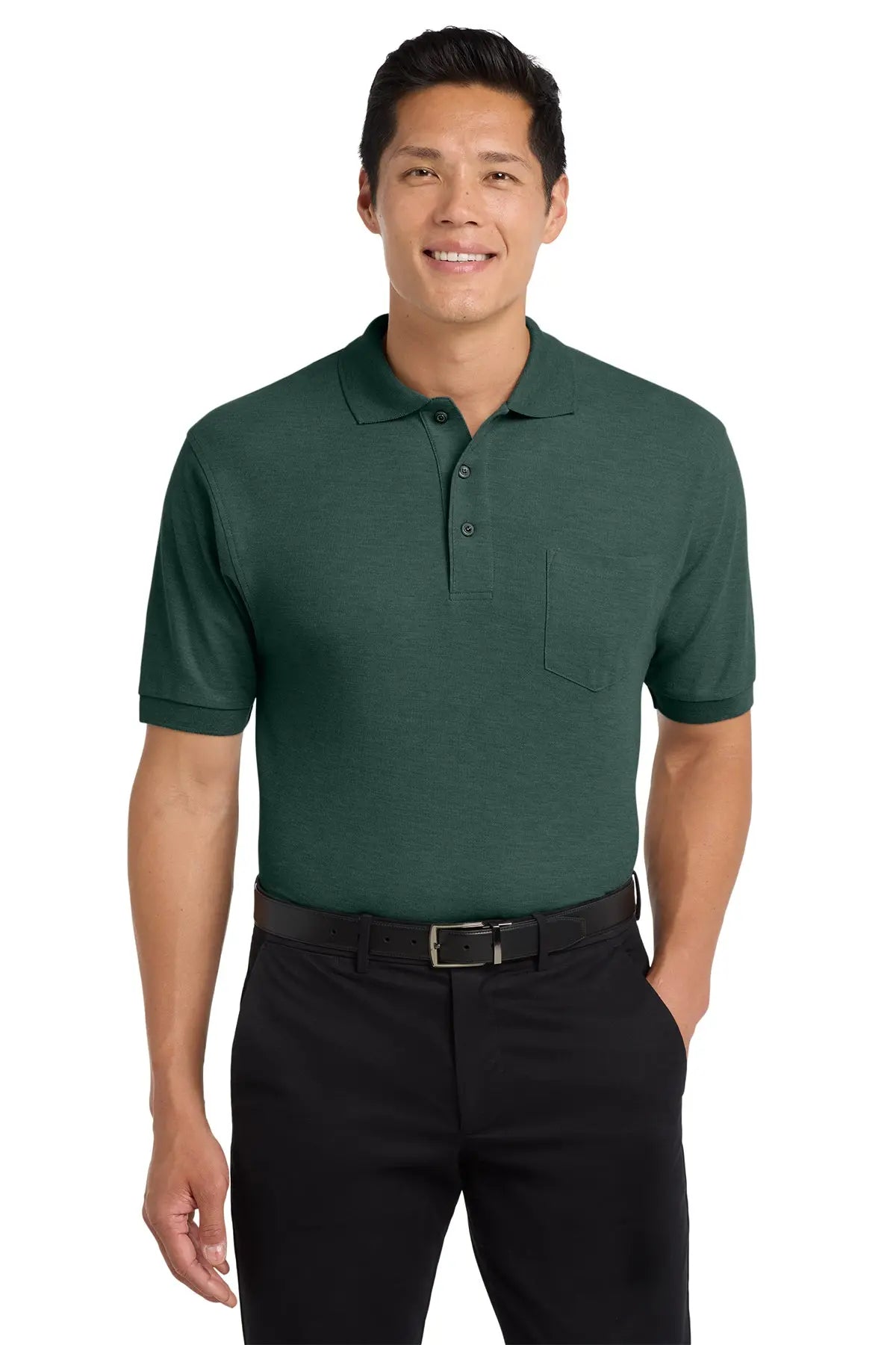 Port Authority® Silk Touch™ Polo with Pocket #K500PGame Over Merch