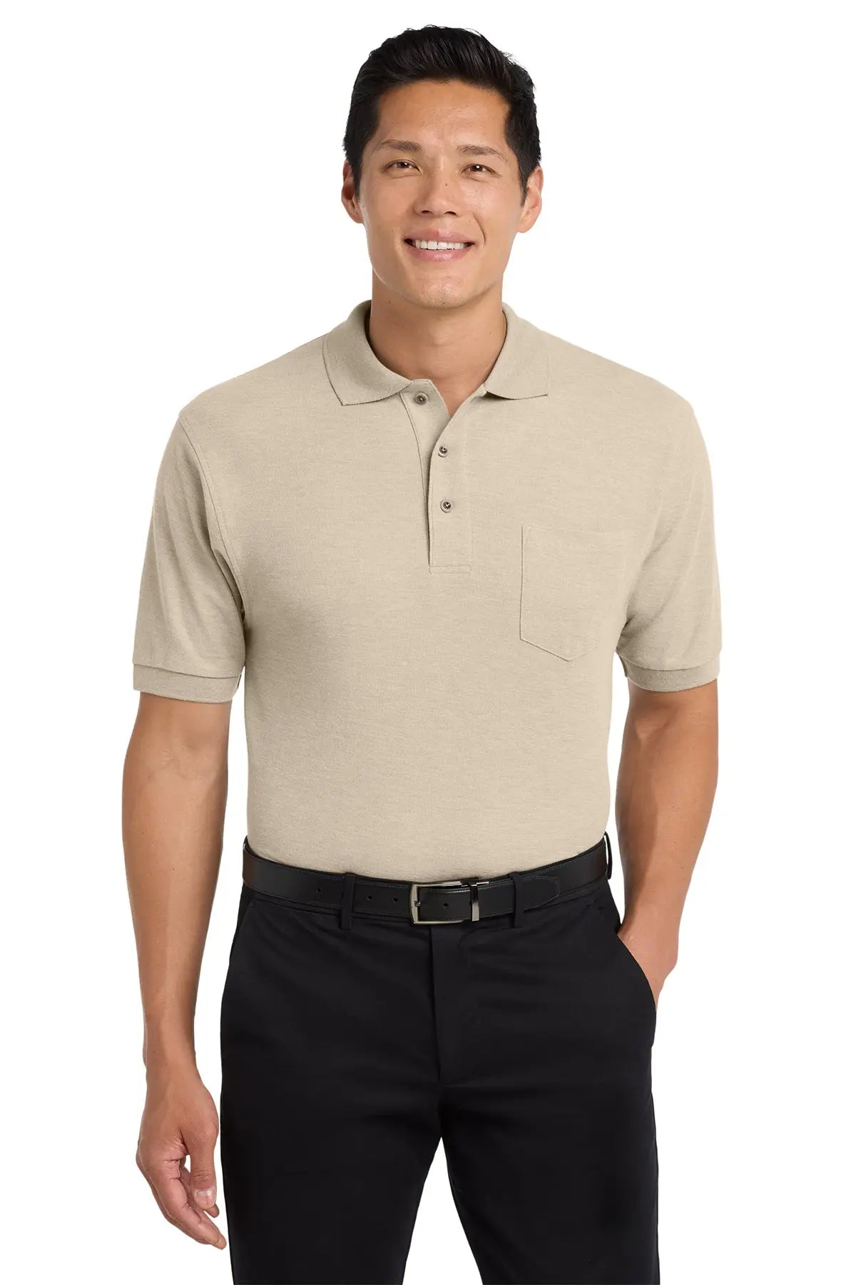 Port Authority® Silk Touch™ Polo with Pocket #K500PGame Over Merch