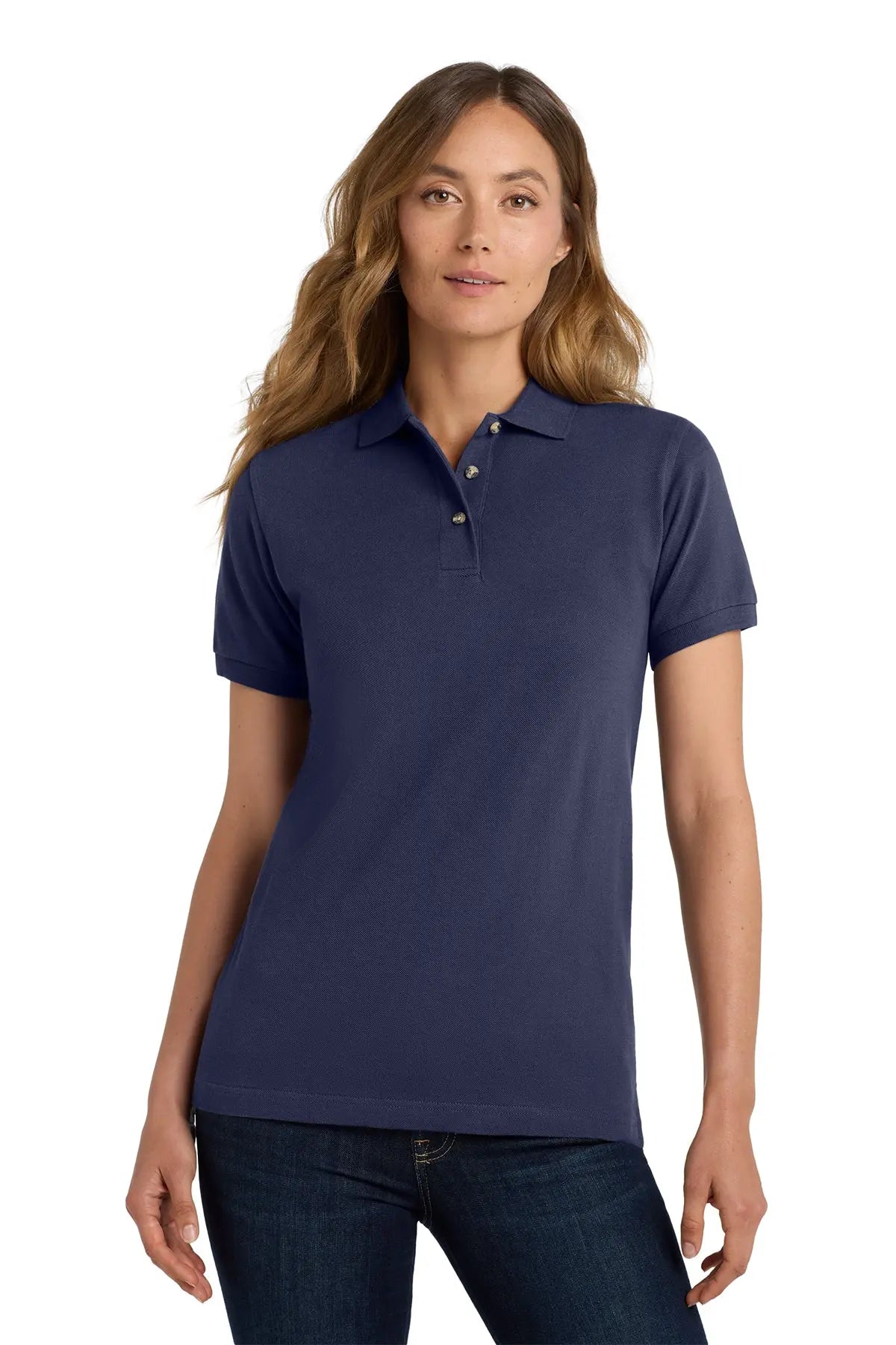Port Authority® Women's Heavyweight Cotton Pique Polo #L420Game Over Merch