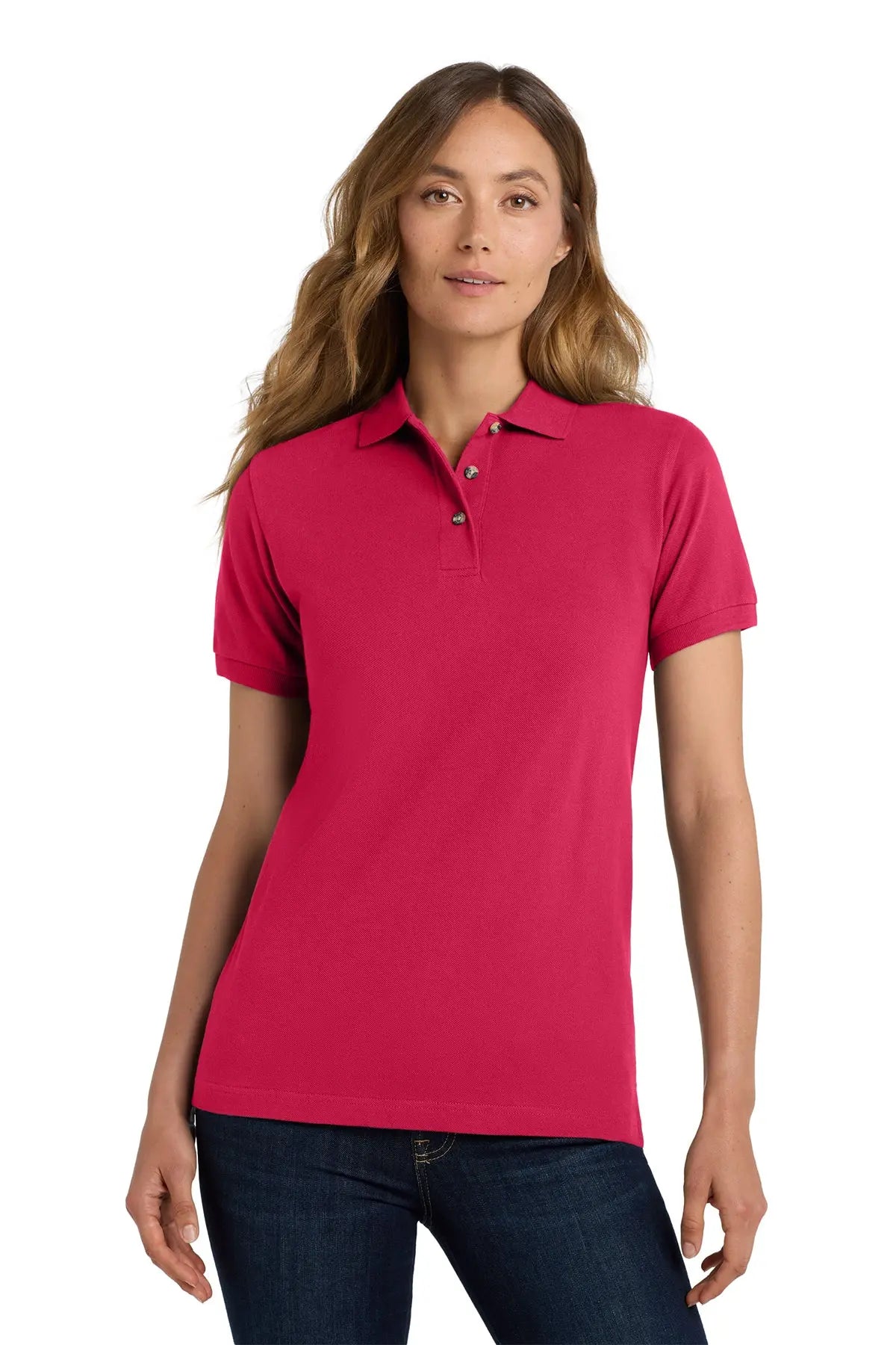 Port Authority® Women's Heavyweight Cotton Pique Polo #L420Game Over Merch