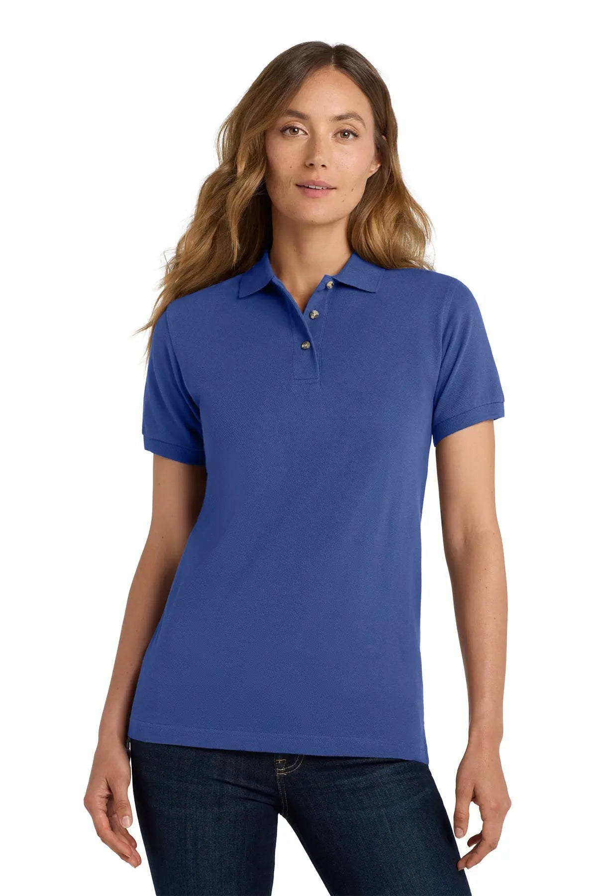Port Authority® Women's Heavyweight Cotton Pique Polo #L420Game Over Merch