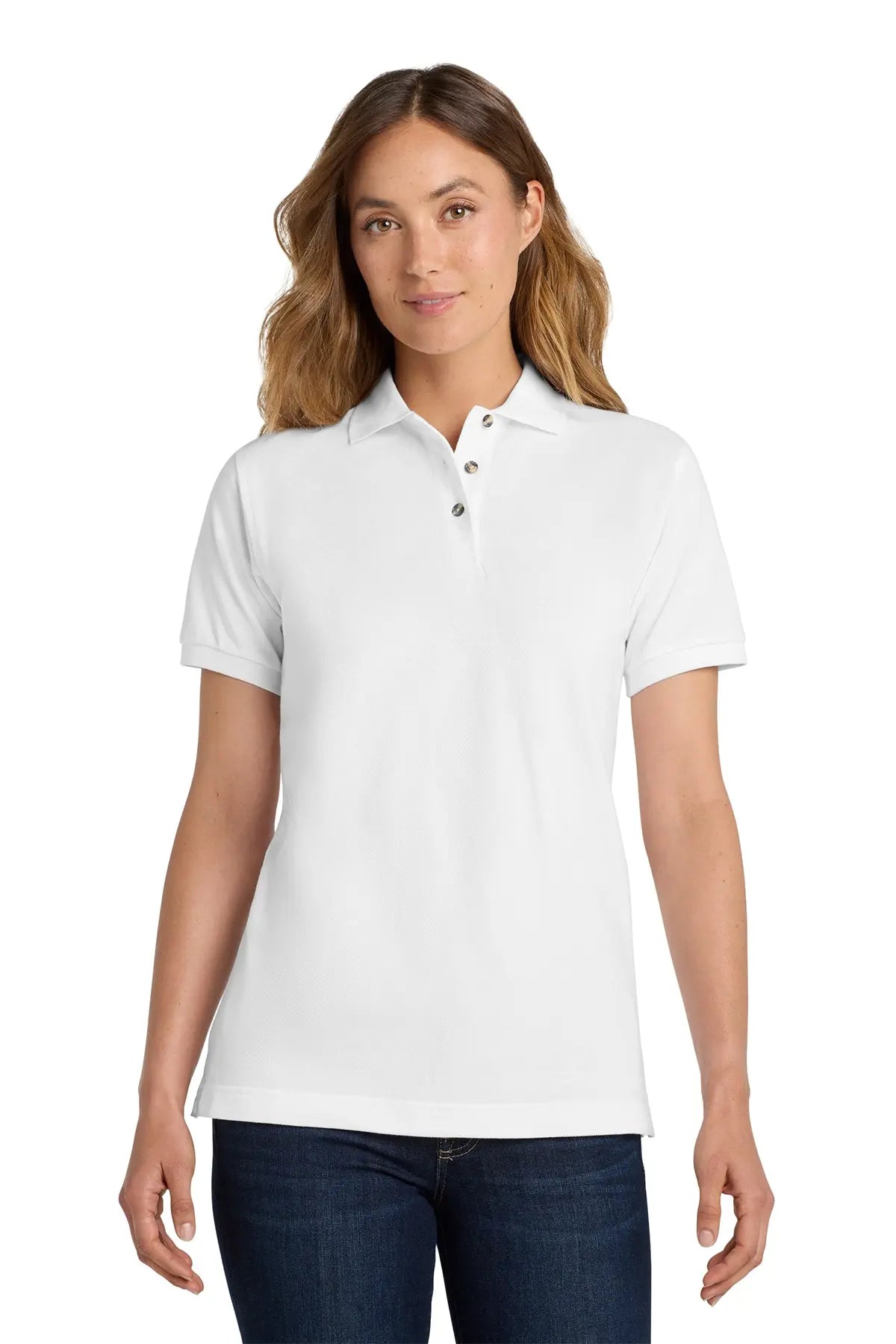 Port Authority® Women's Heavyweight Cotton Pique Polo #L420Game Over Merch