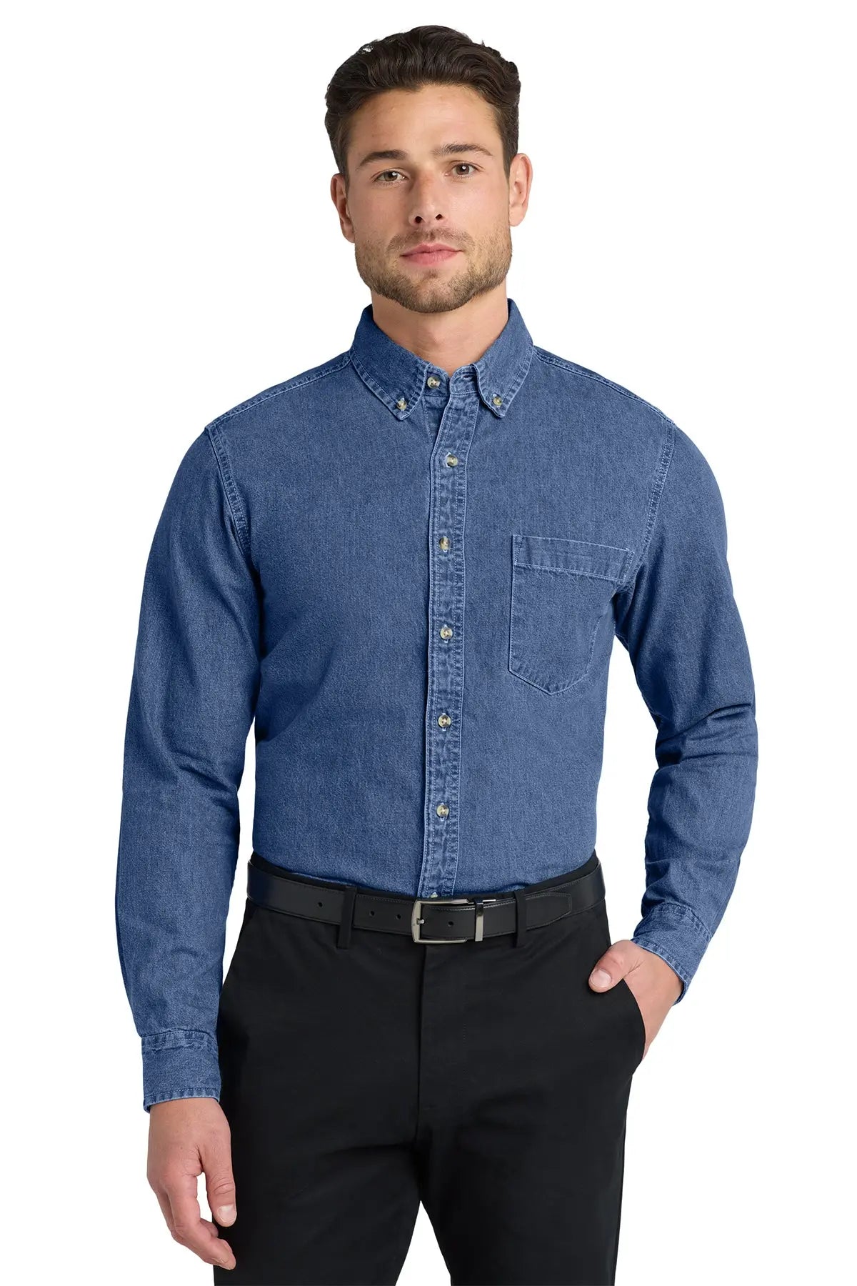 Port Authority® Heavyweight Denim Shirt #S100