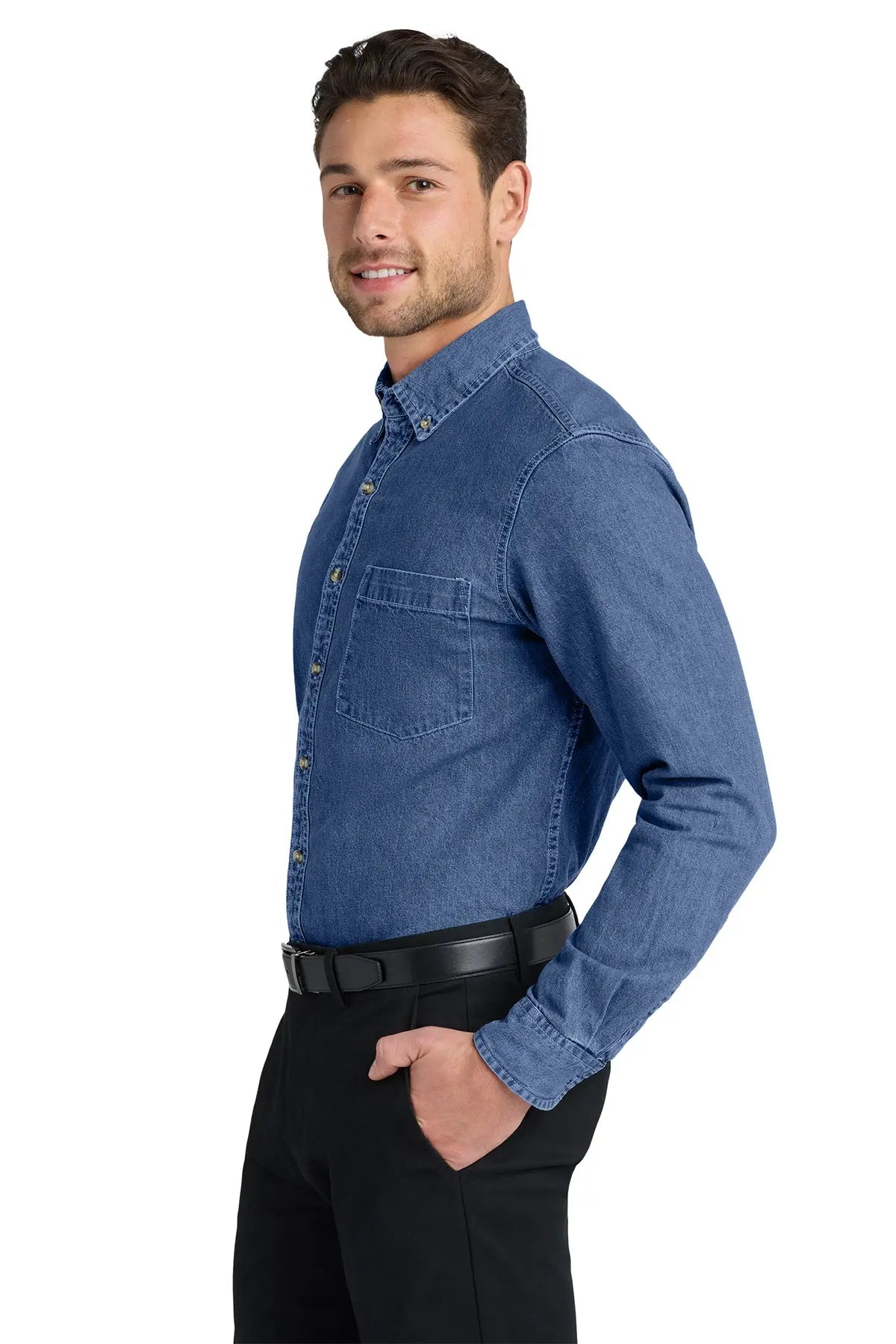 Port Authority® Heavyweight Denim Shirt #S100
