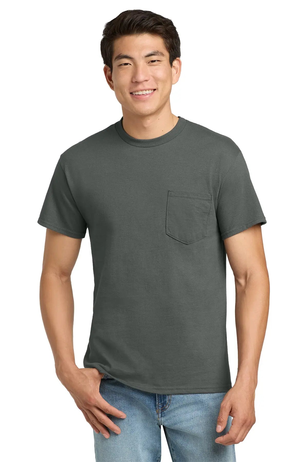 Gildan® Ultra Cotton® 100% US Cotton T-Shirt with Pocket #2300