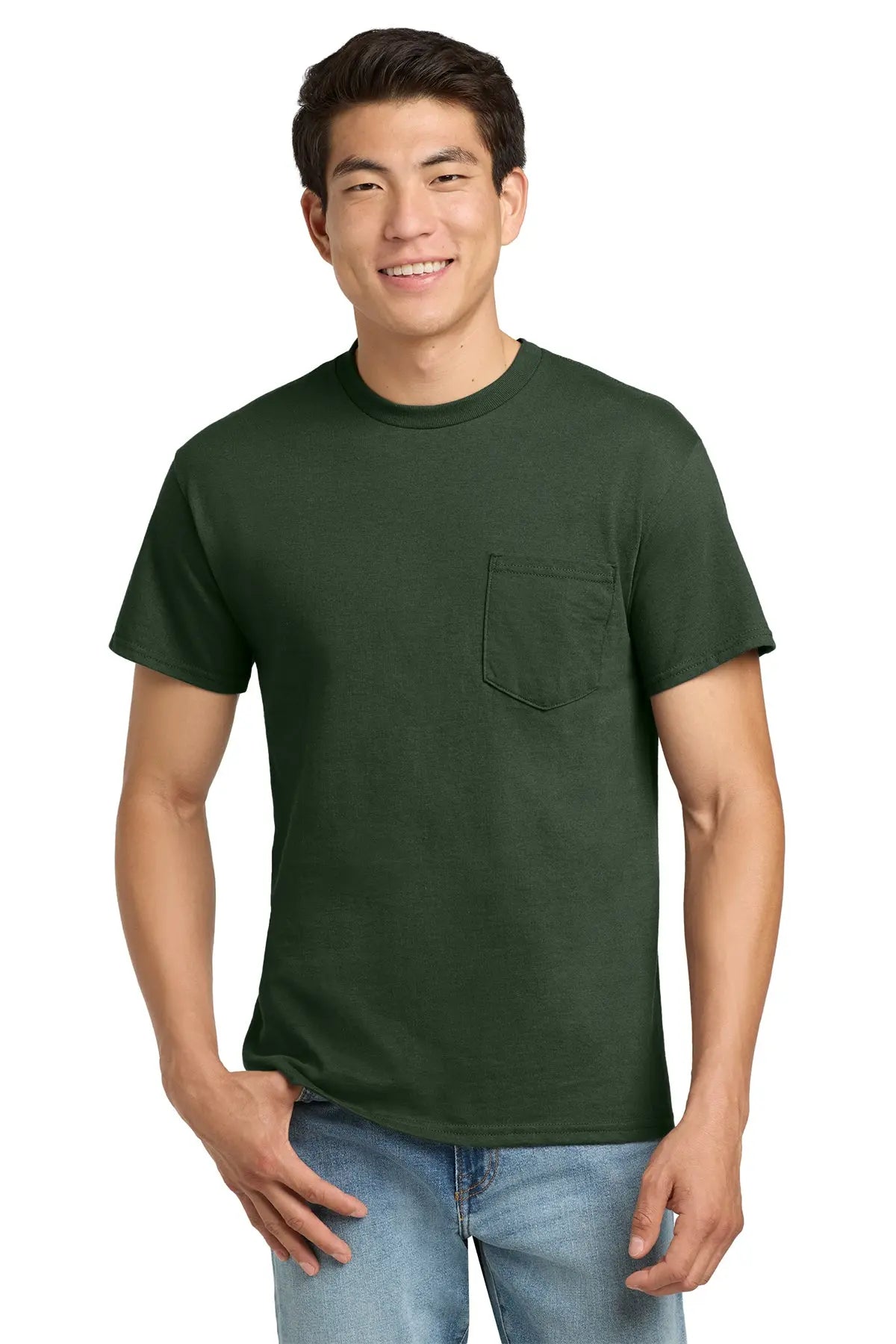 Gildan® Ultra Cotton® 100% US Cotton T-Shirt with Pocket #2300