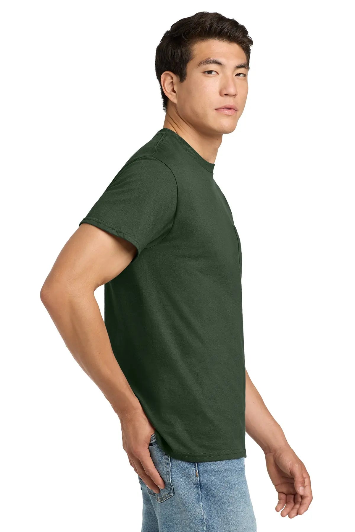 Gildan® Ultra Cotton® 100% US Cotton T-Shirt with Pocket #2300