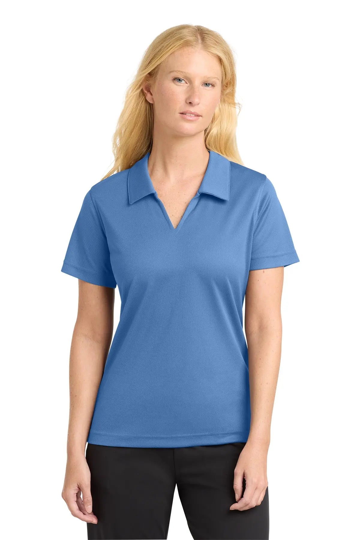 Sport-Tek® Women's Dri-Mesh® V-Neck Polo #L469Game Over Merch