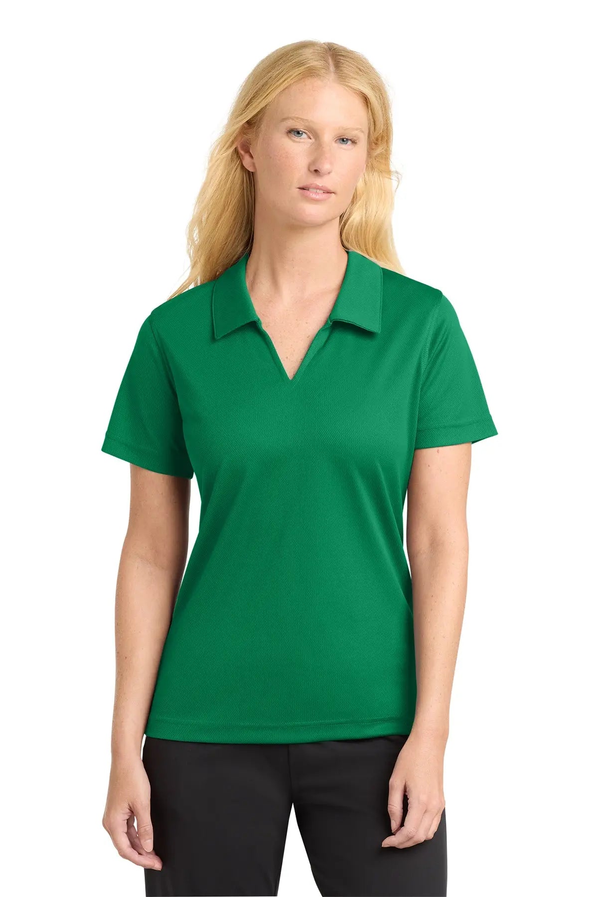 Sport-Tek® Women's Dri-Mesh® V-Neck Polo #L469Game Over Merch