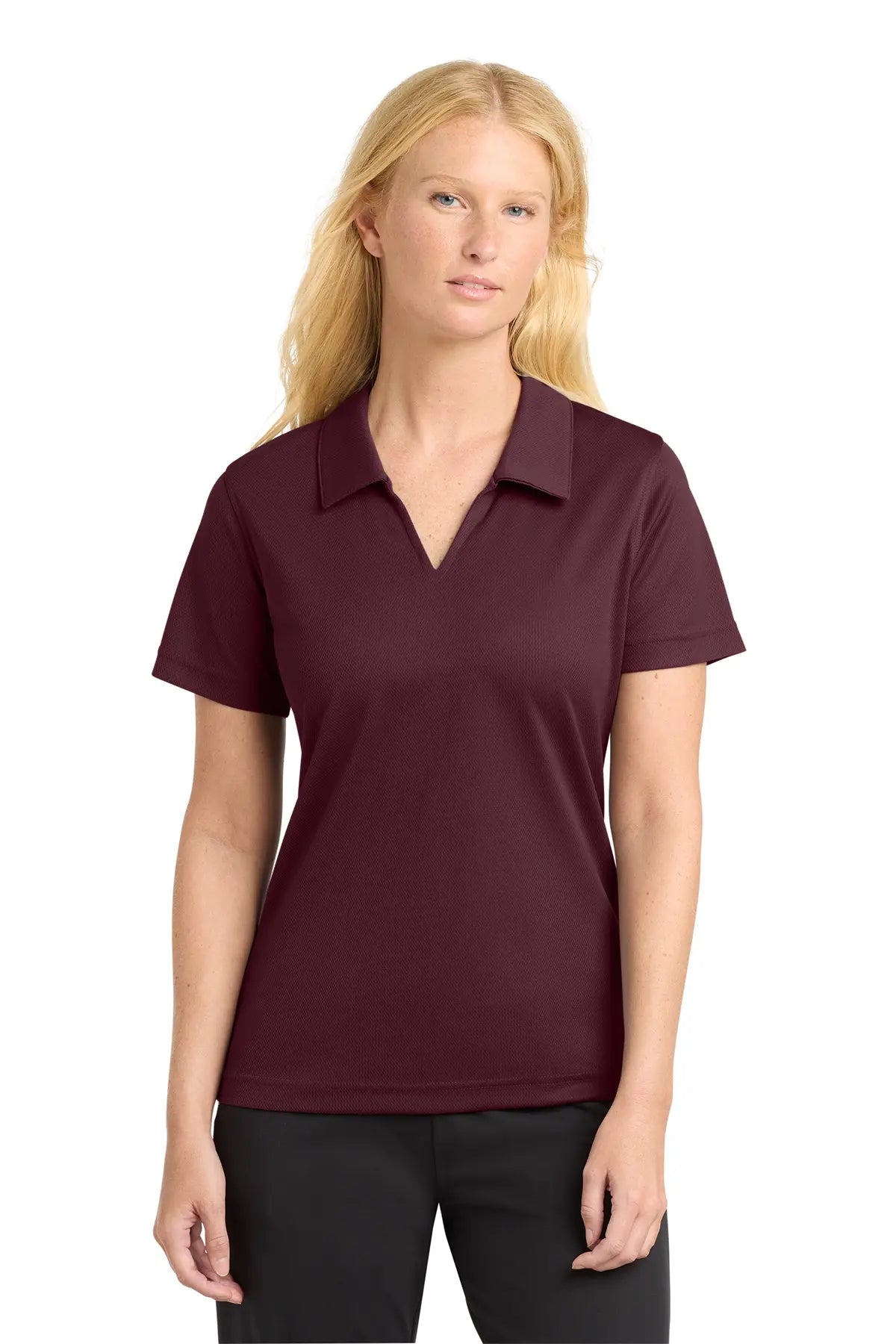 Sport-Tek® Women's Dri-Mesh® V-Neck Polo #L469Game Over Merch