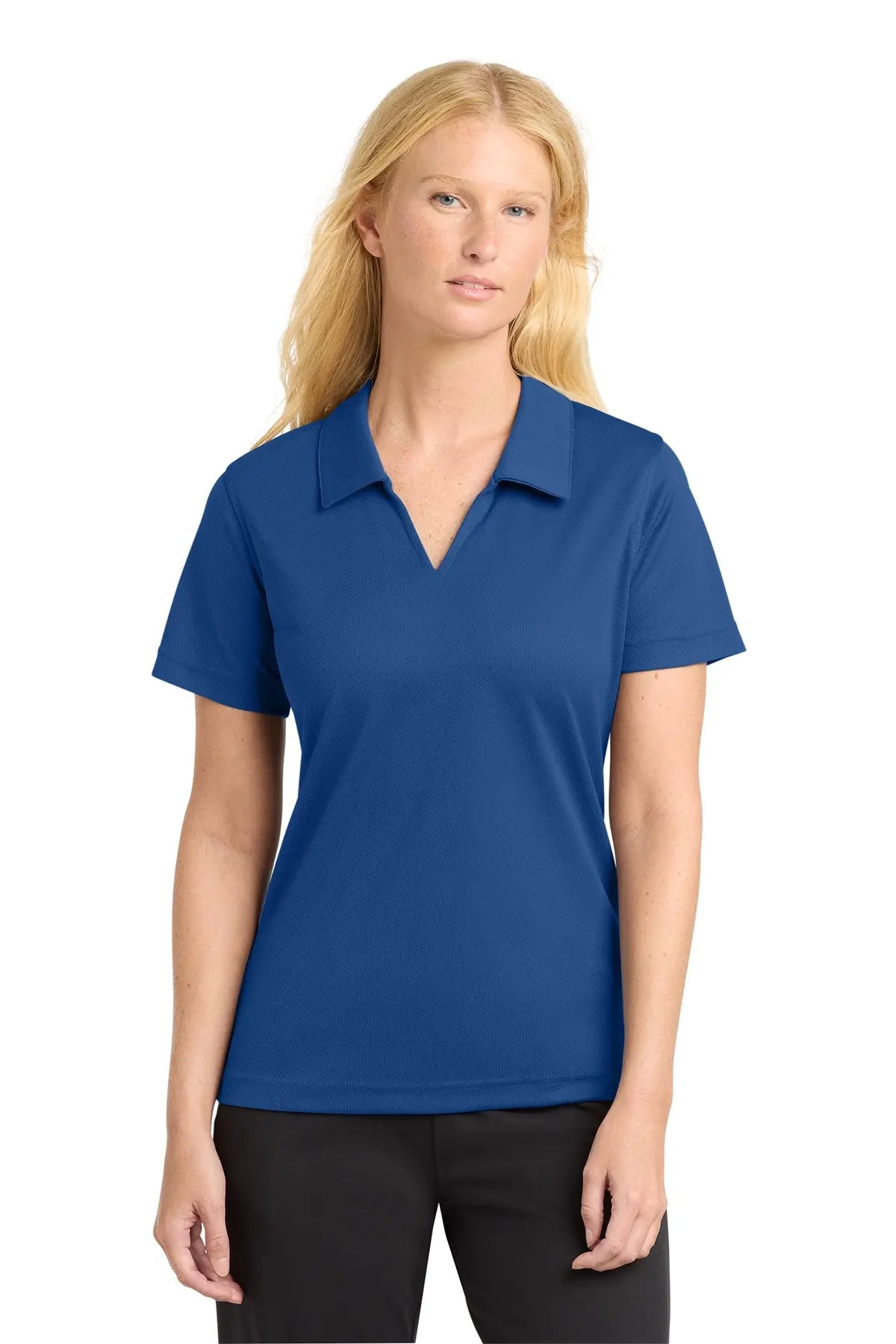 Sport-Tek® Women's Dri-Mesh® V-Neck Polo #L469Game Over Merch