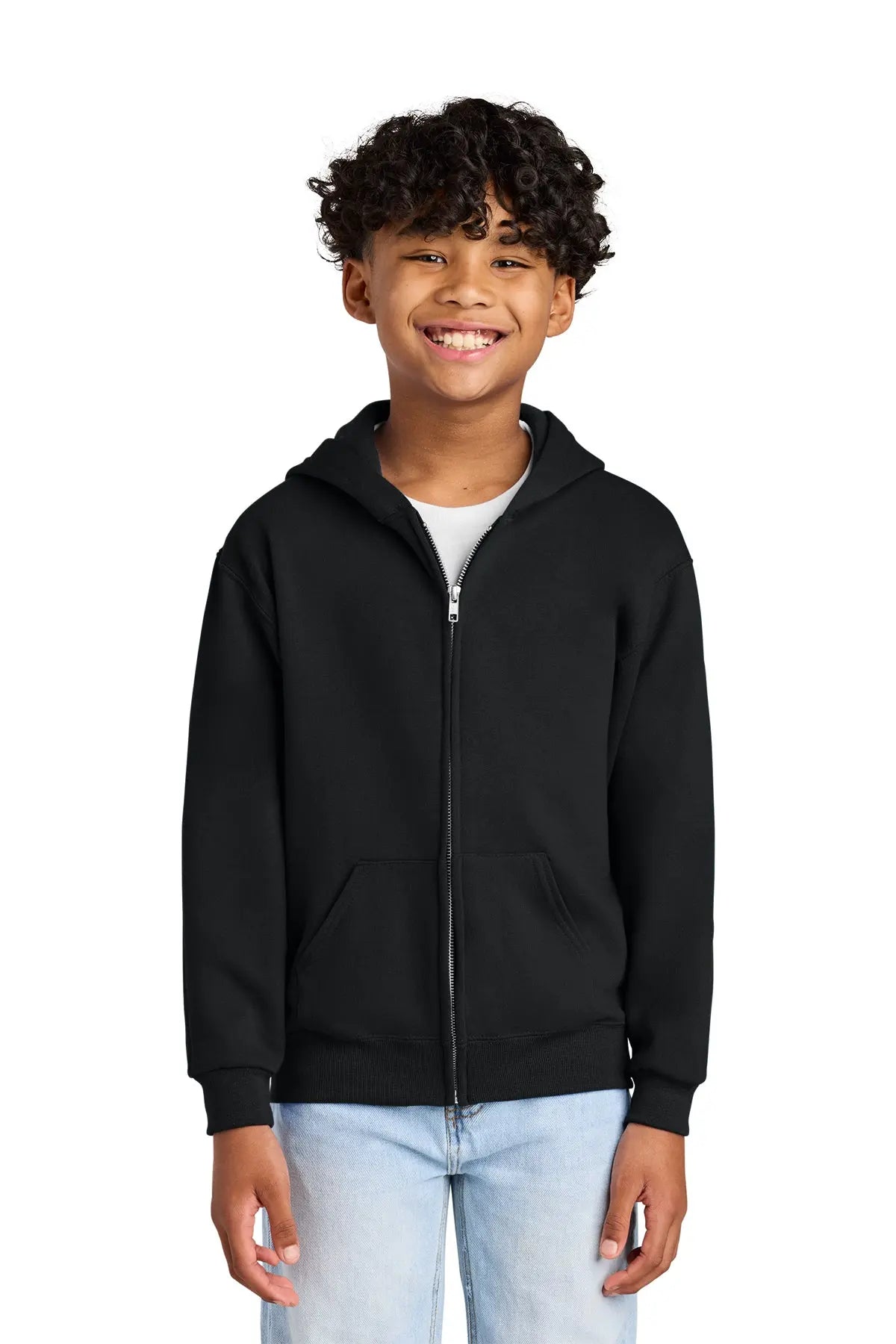 Jerzees® Youth NuBlend® Full-Zip Hooded Sweatshirt #993B