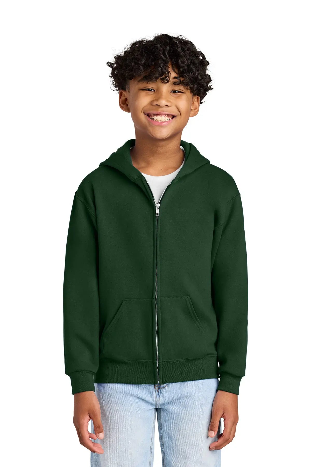 Jerzees® Youth NuBlend® Full-Zip Hooded Sweatshirt #993B