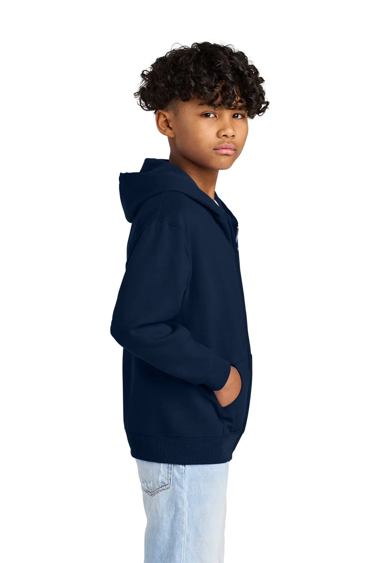 Jerzees® Youth NuBlend® Full-Zip Hooded Sweatshirt #993B