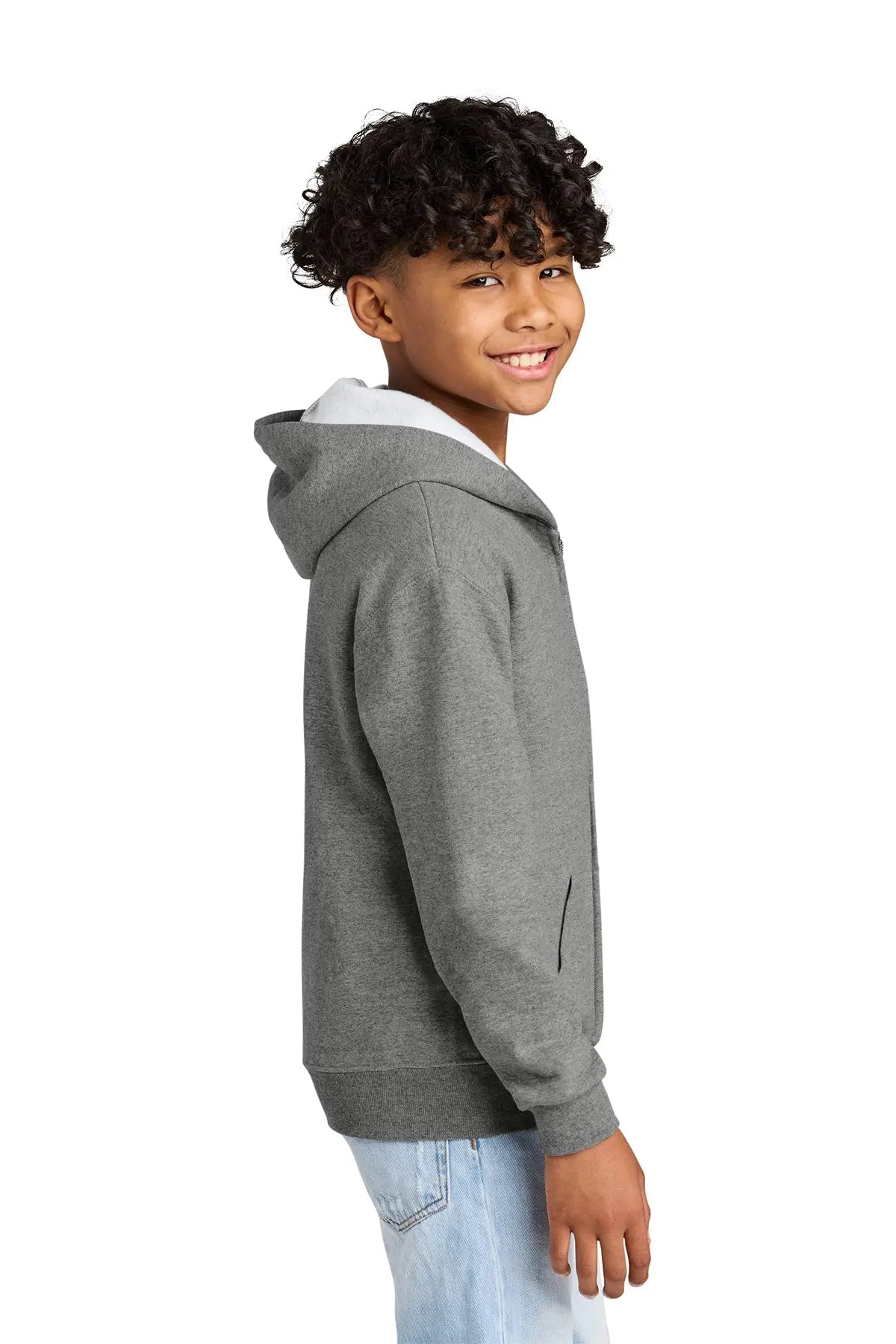 Jerzees® Youth NuBlend® Full-Zip Hooded Sweatshirt #993B