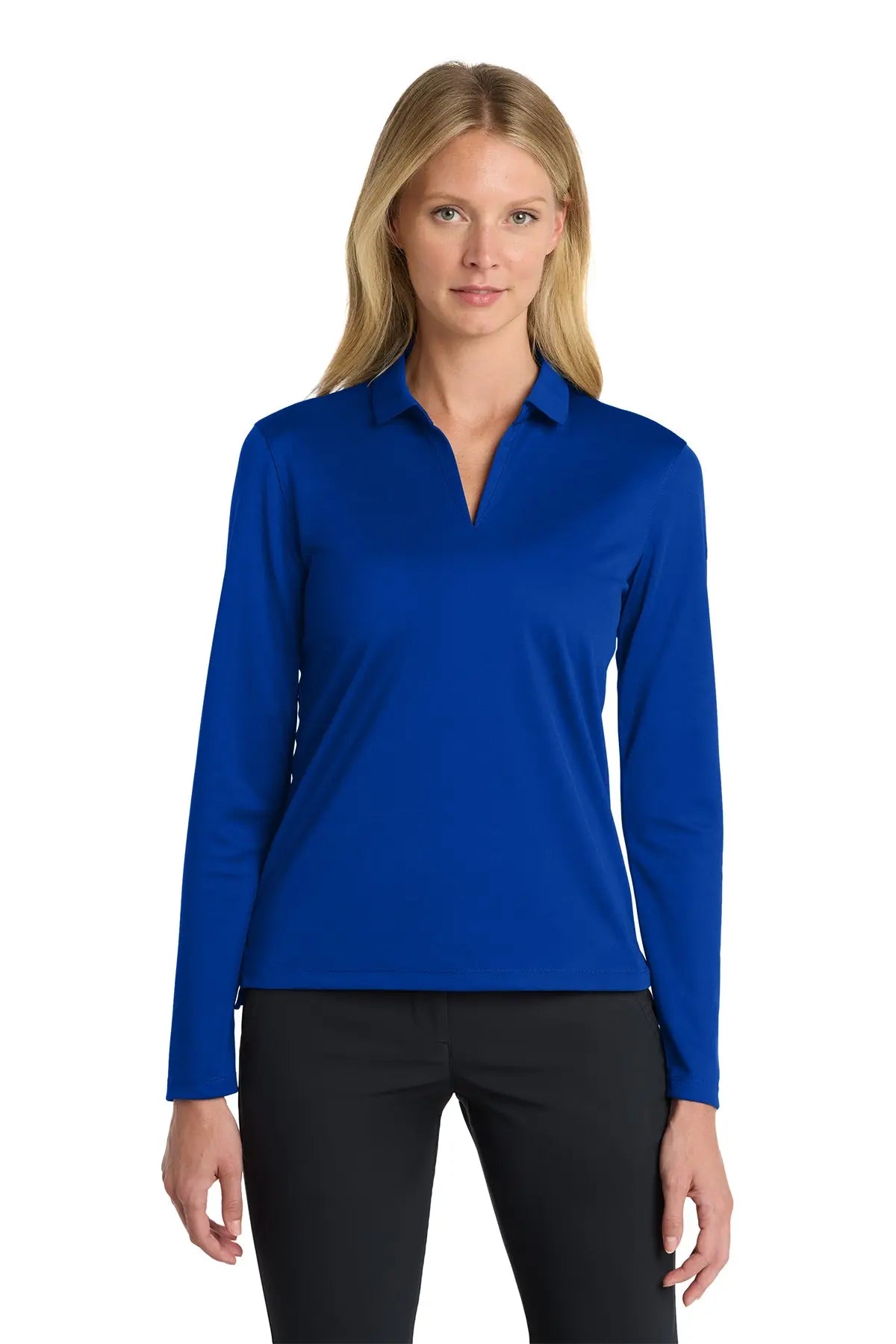 Nike Women's Dri-FIT Micro Pique 2.0 Long Sleeve Polo #NKDC2105Game Over Merch