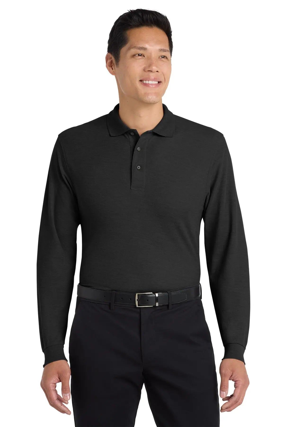Port Authority® Silk Touch™ Long Sleeve Polo #K500LSGame Over Merch