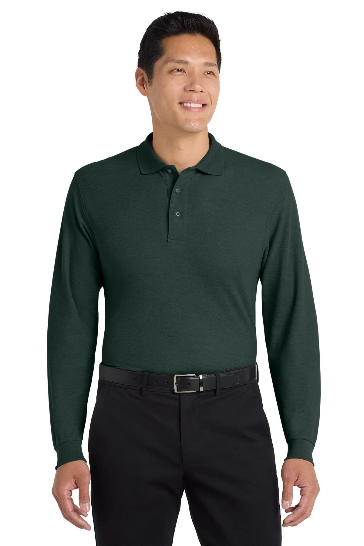Port Authority® Silk Touch™ Long Sleeve Polo #K500LSGame Over Merch