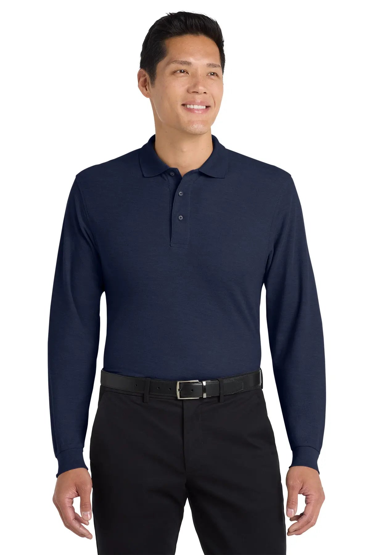Port Authority® Silk Touch™ Long Sleeve Polo #K500LSGame Over Merch